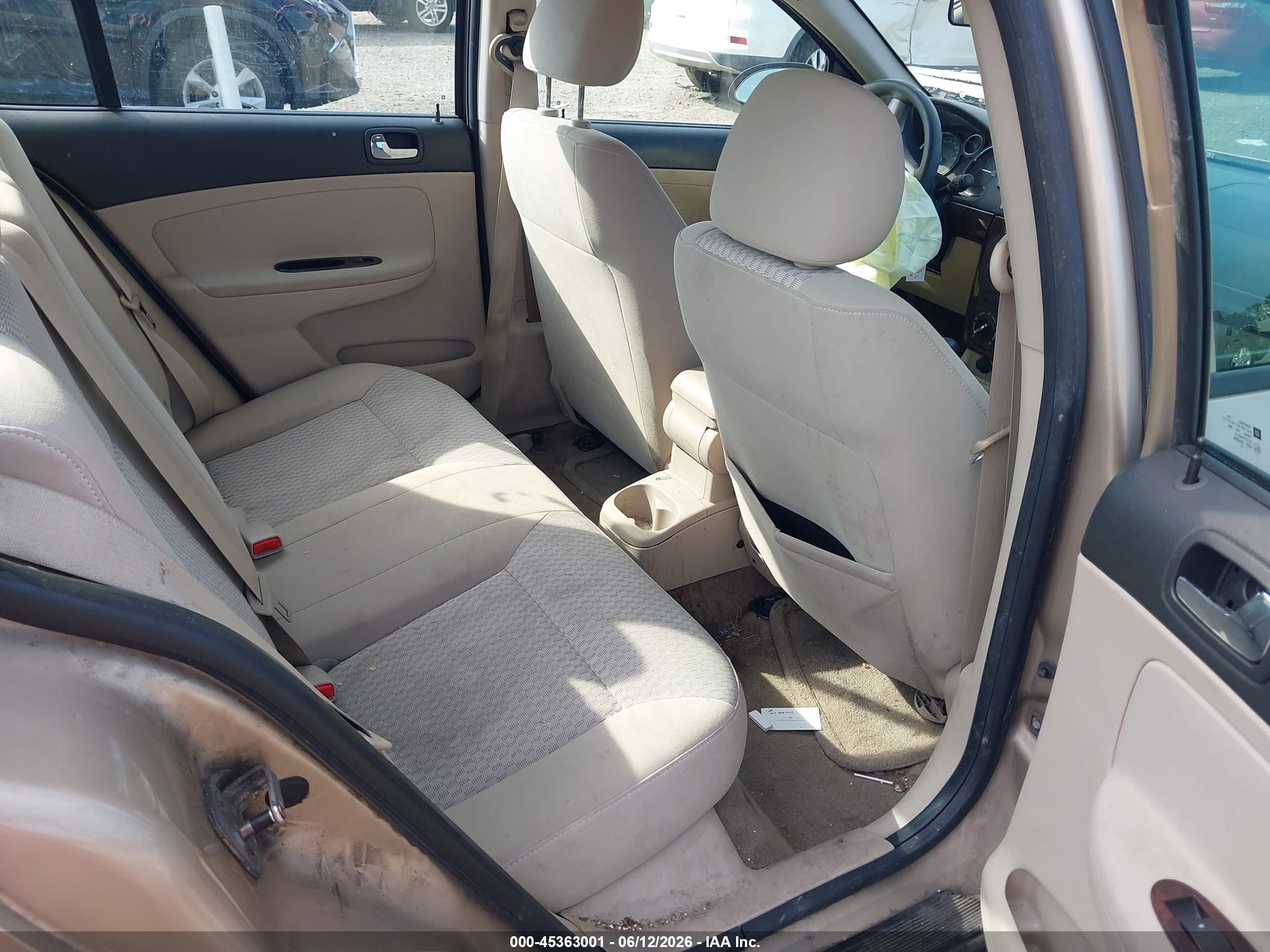 2008 Chevrolet Cobalt Lt Gold vin: 1G1AL58F387291056