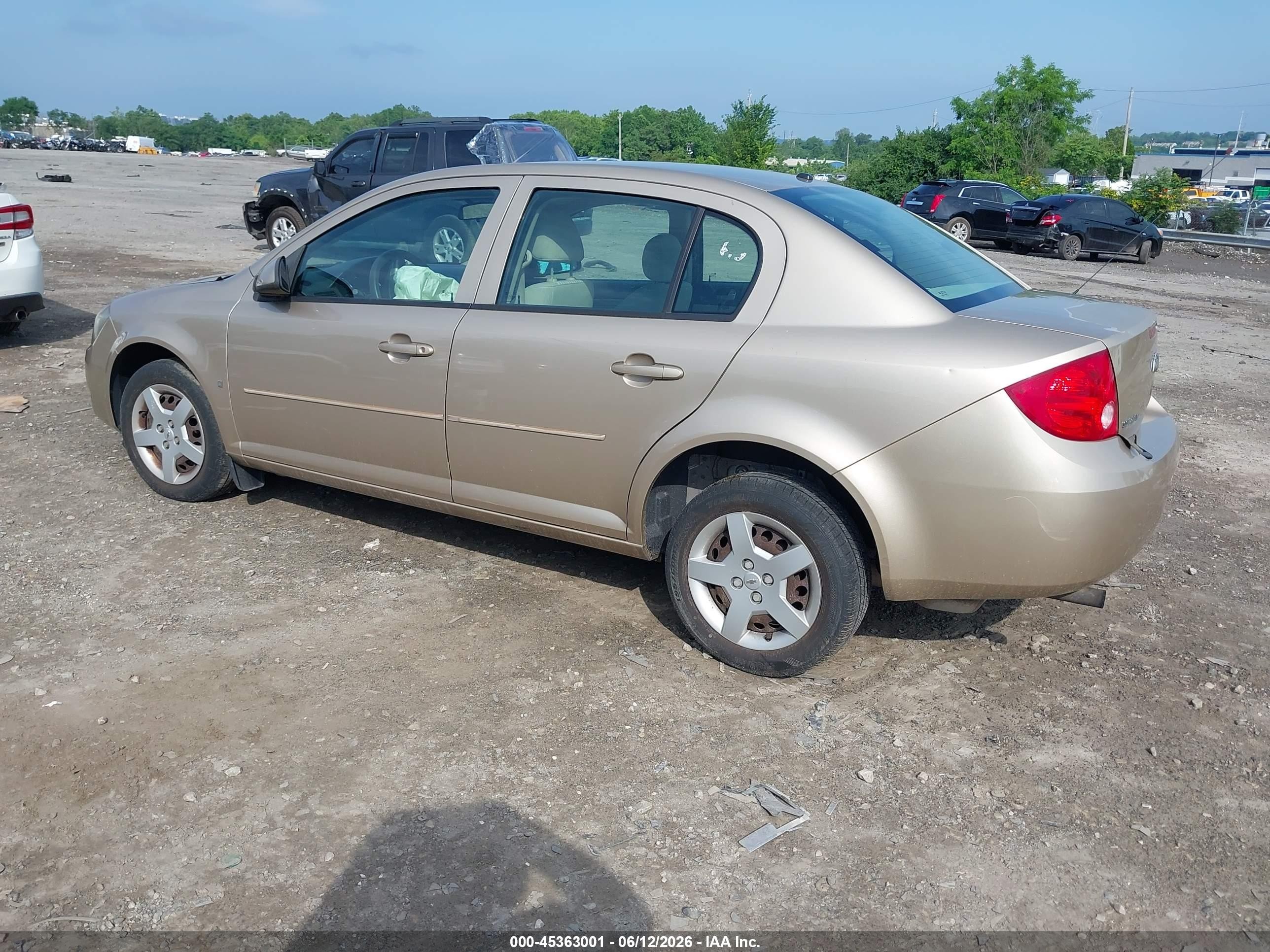 2008 Chevrolet Cobalt Lt Gold vin: 1G1AL58F387291056