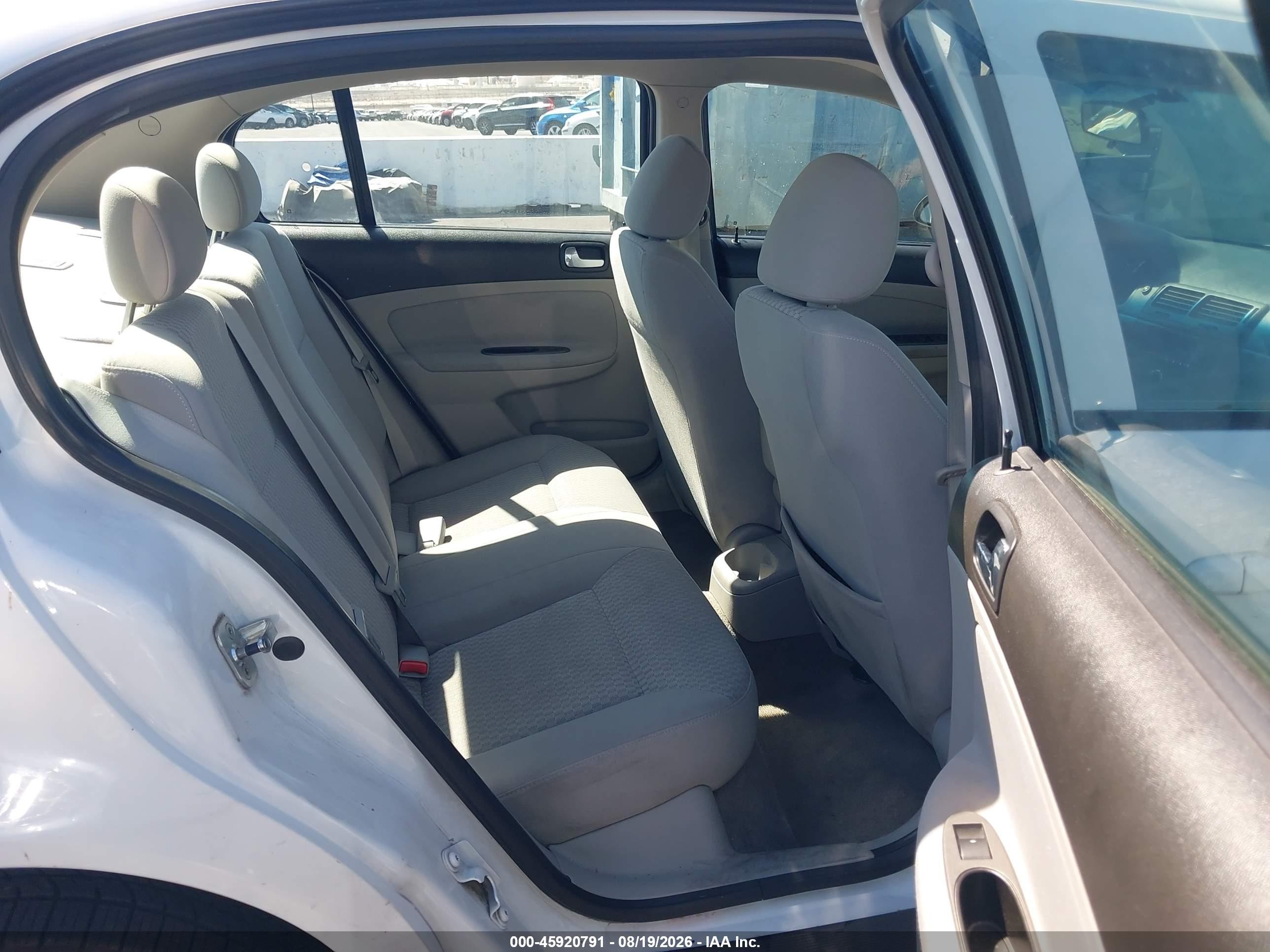 2008 Chevrolet Cobalt Lt White vin: 1G1AL58F487127587