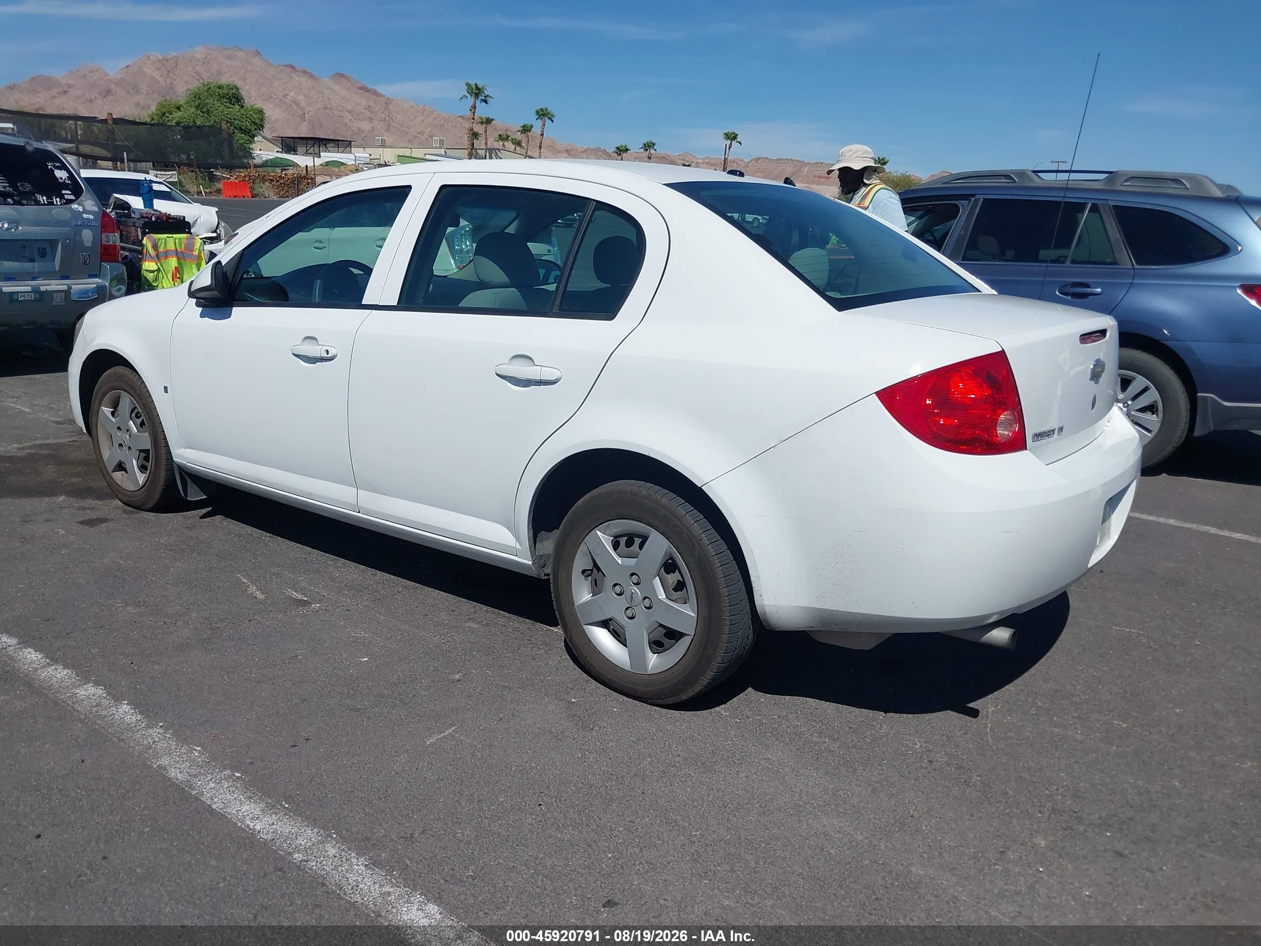 2008 Chevrolet Cobalt Lt White vin: 1G1AL58F487127587