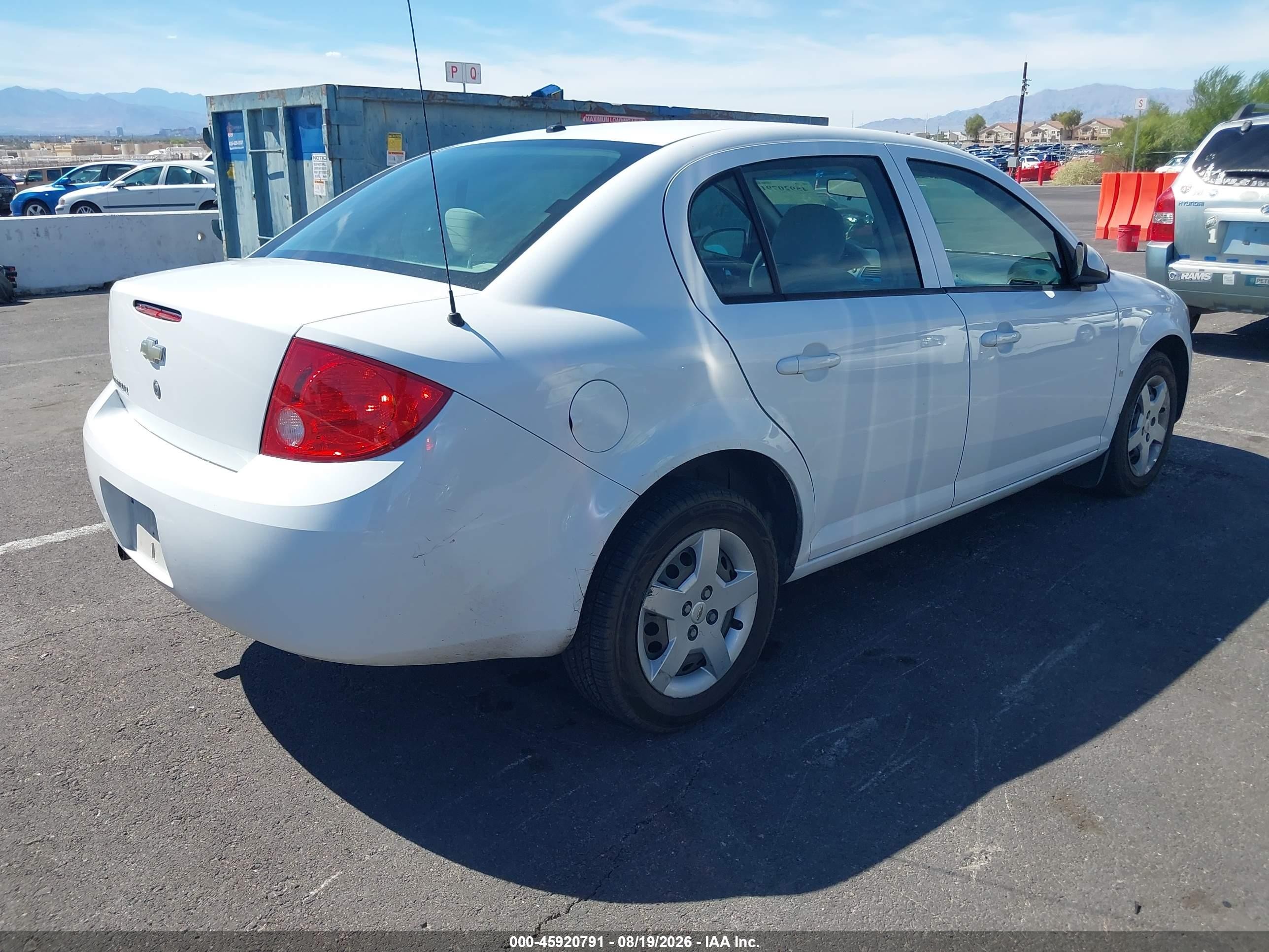 2008 Chevrolet Cobalt Lt White vin: 1G1AL58F487127587