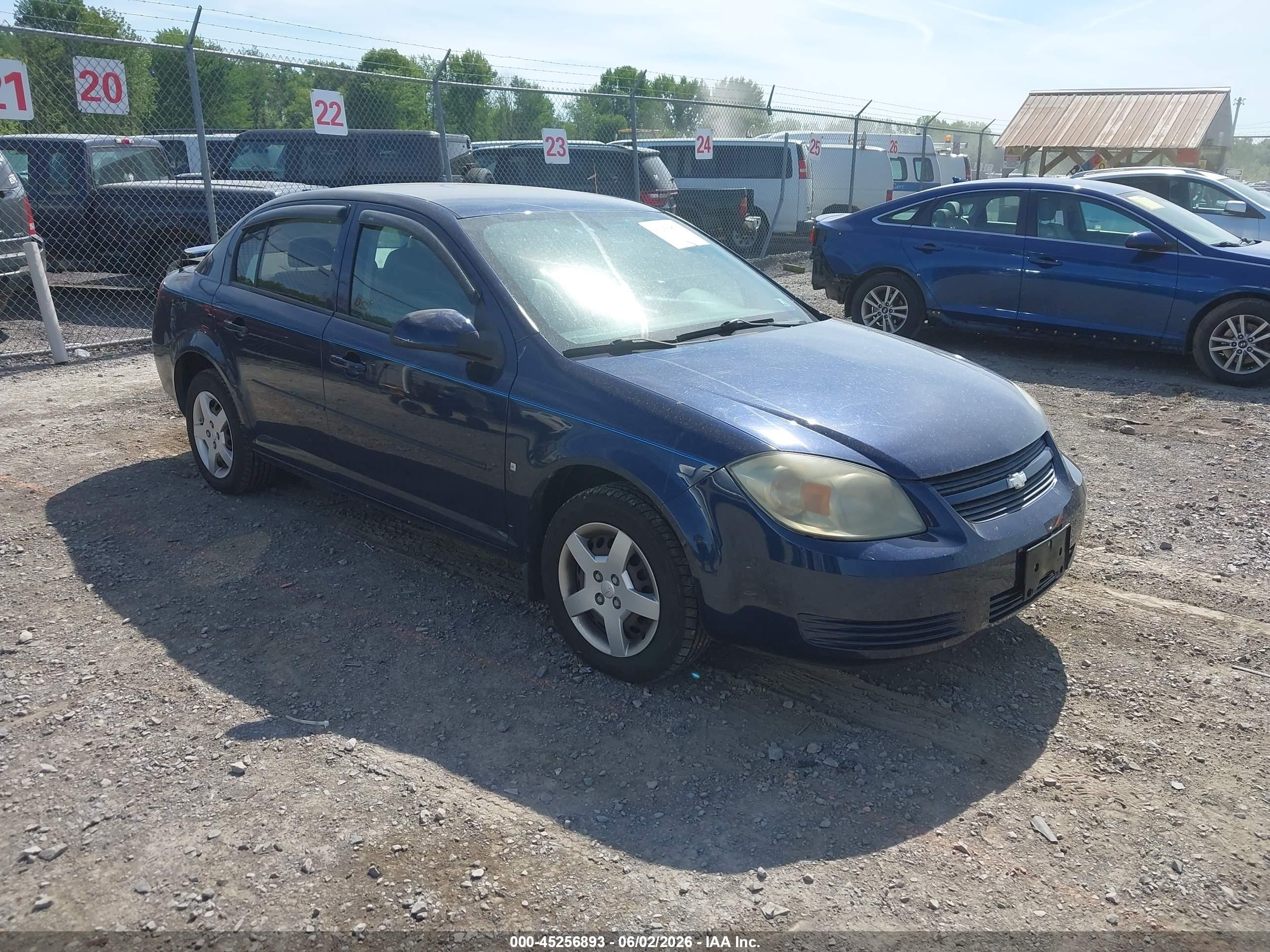 2008 Chevrolet Cobalt Lt Blue vin: 1G1AL58F487191774