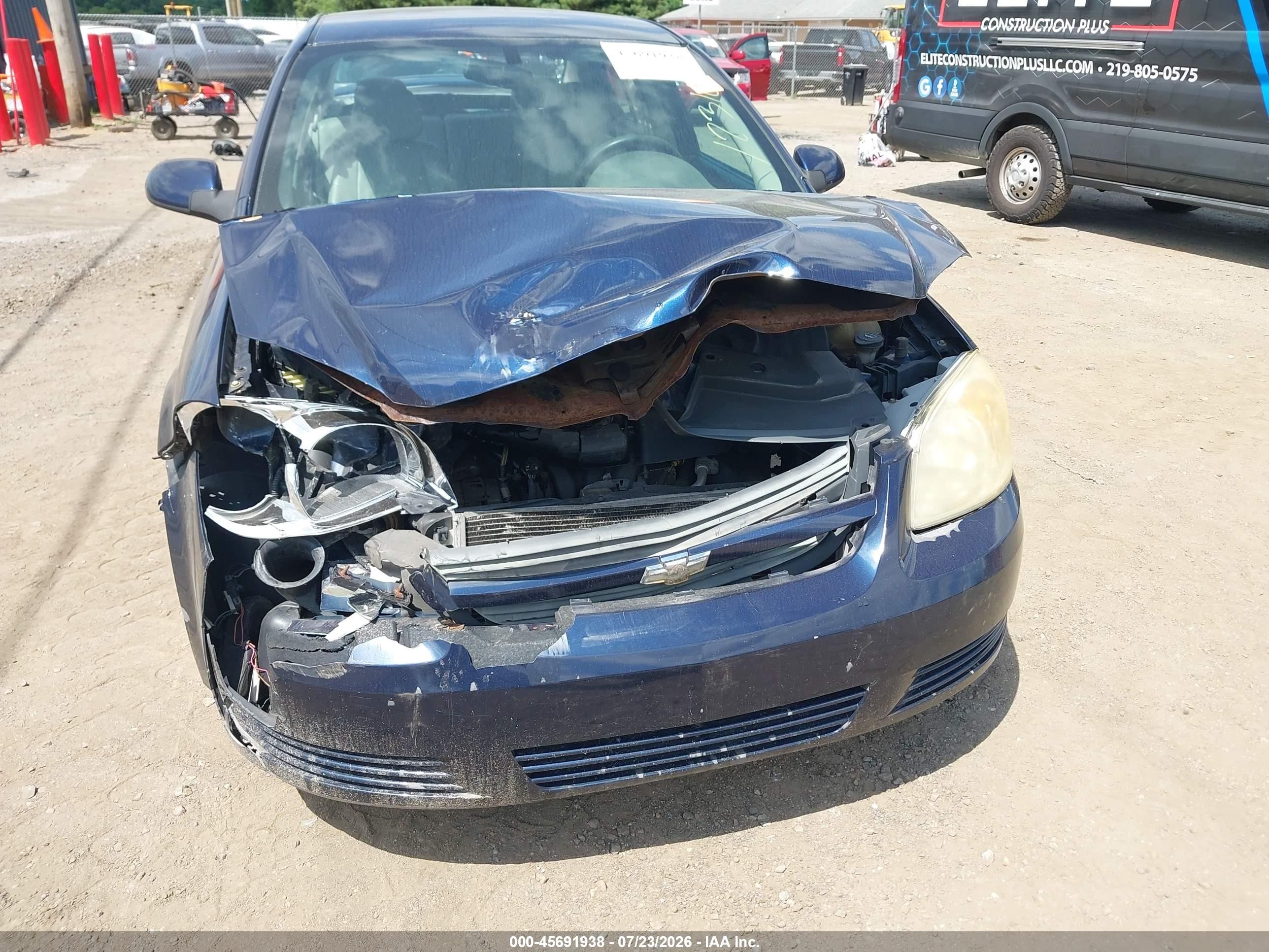 2008 Chevrolet Cobalt Lt Dark Blue vin: 1G1AL58F587123161