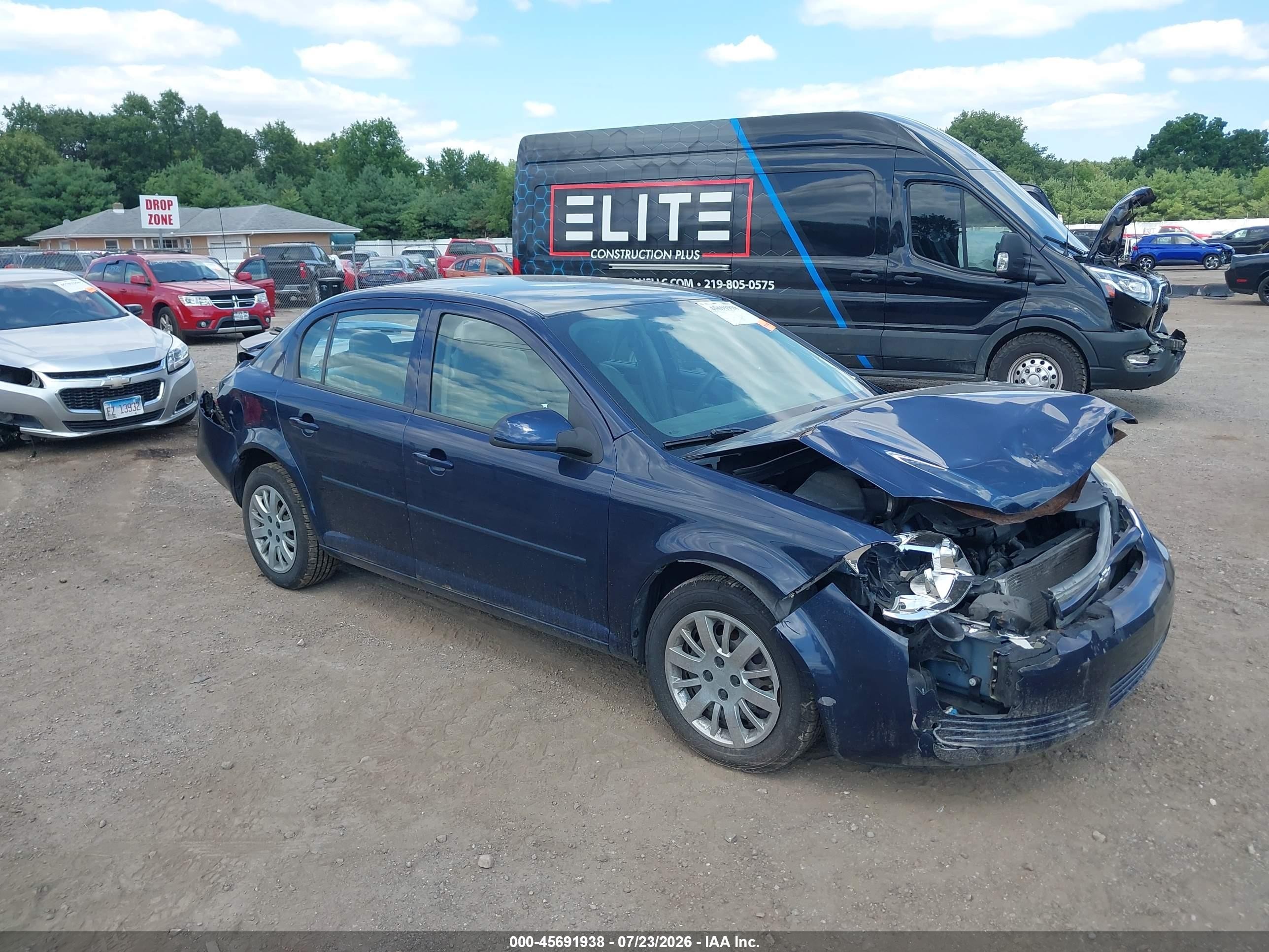 2008 Chevrolet Cobalt Lt Dark Blue vin: 1G1AL58F587123161