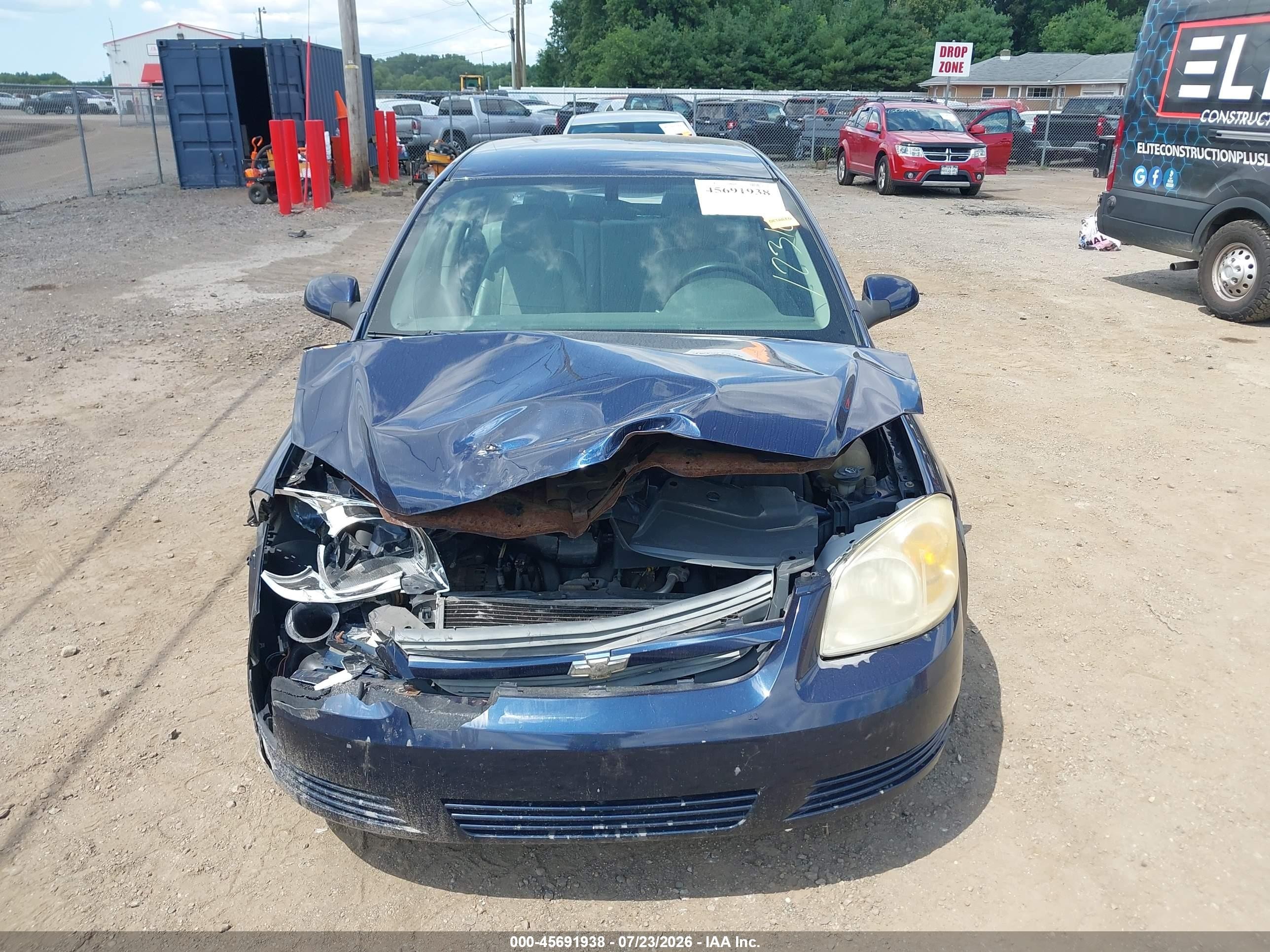 2008 Chevrolet Cobalt Lt Dark Blue vin: 1G1AL58F587123161