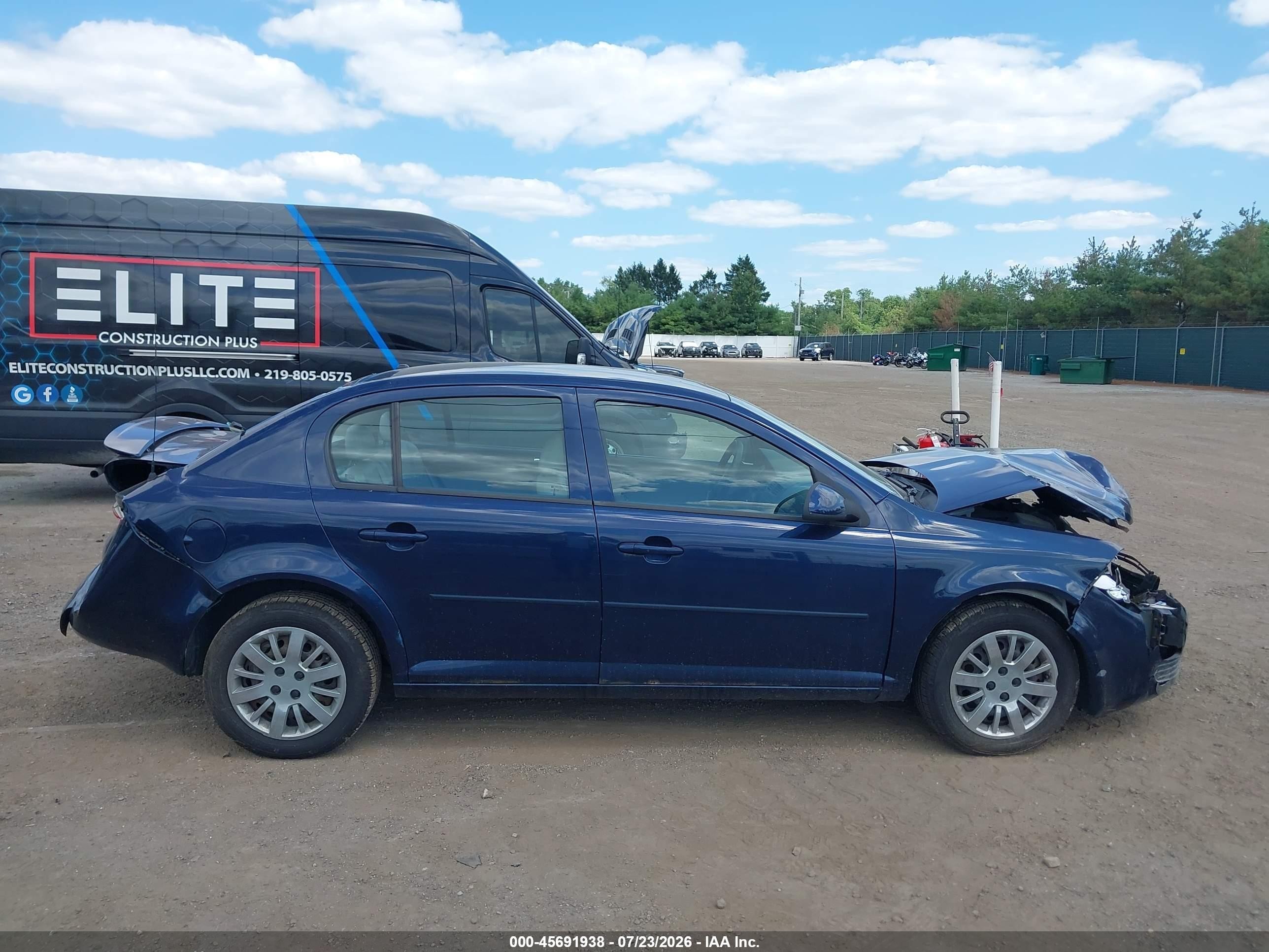 2008 Chevrolet Cobalt Lt Dark Blue vin: 1G1AL58F587123161