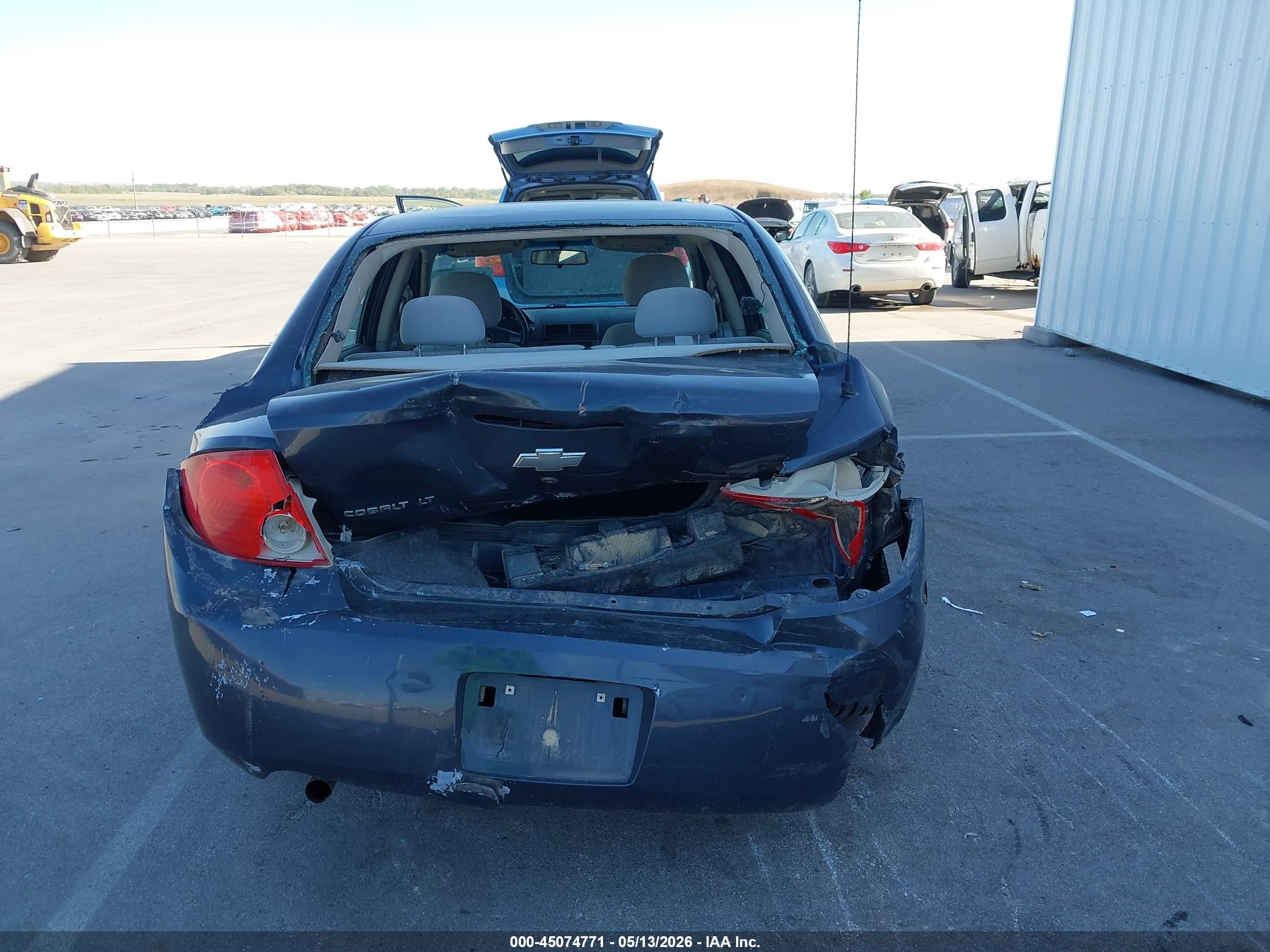 2008 Chevrolet Cobalt Lt Blue vin: 1G1AL58F587319696