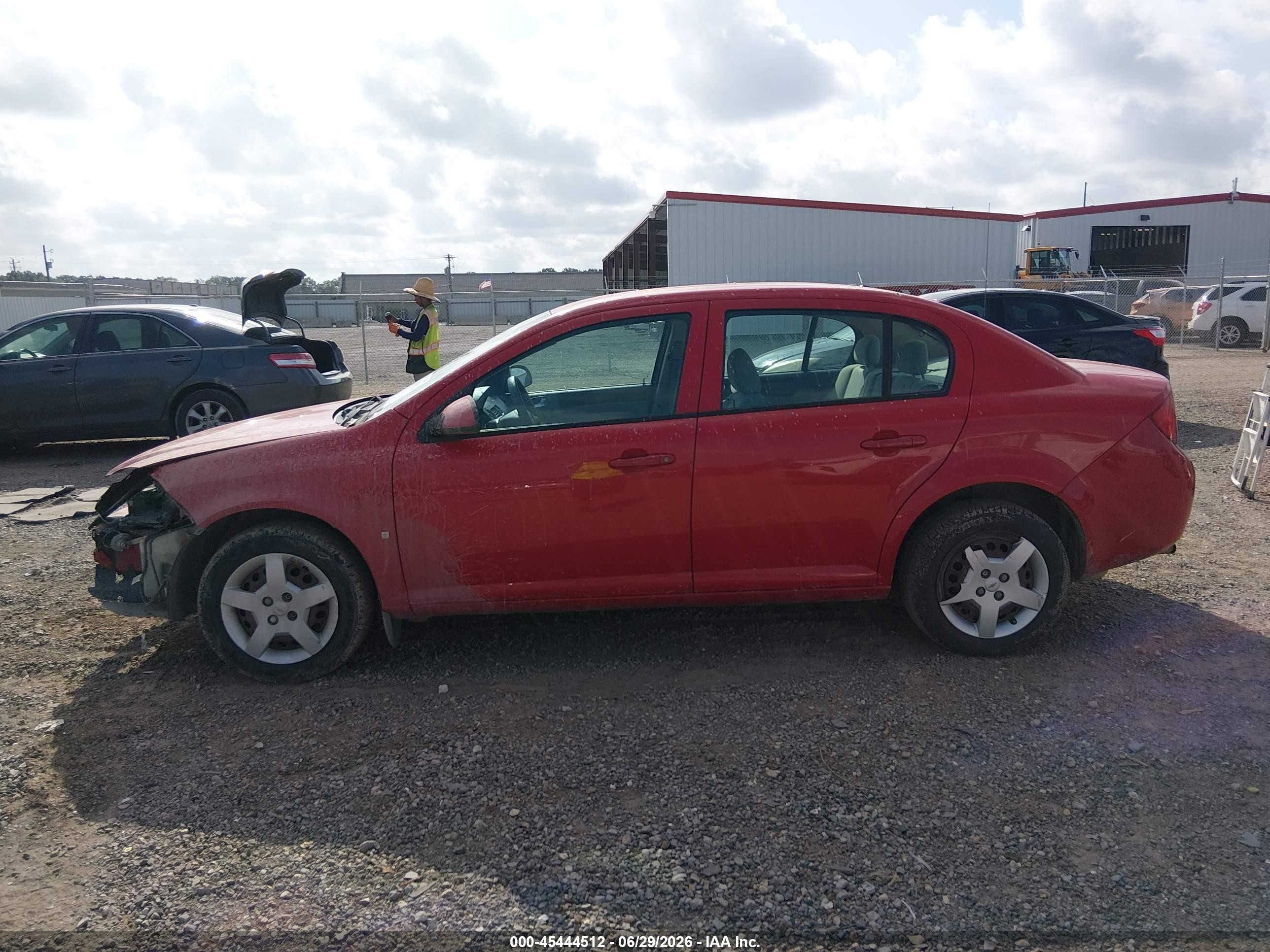 2008 Chevrolet Cobalt Lt Red vin: 1G1AL58F687175107