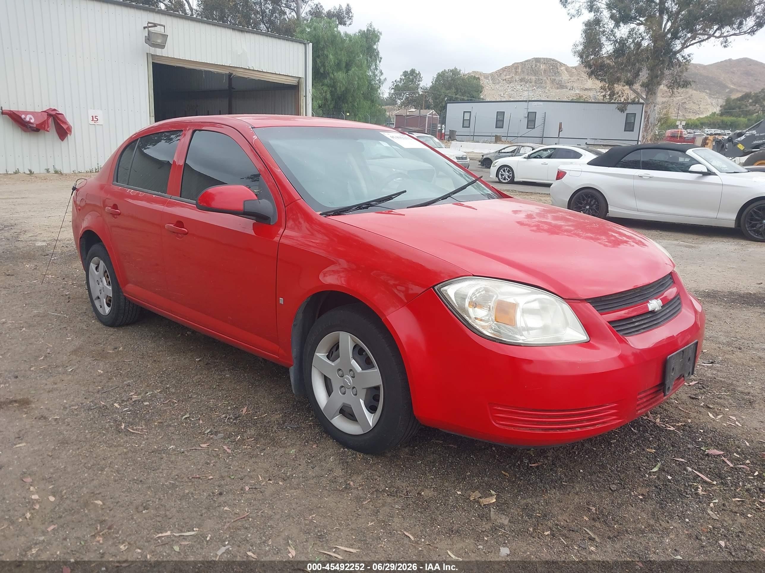 2008 Chevrolet Cobalt Lt Red vin: 1G1AL58F687230316