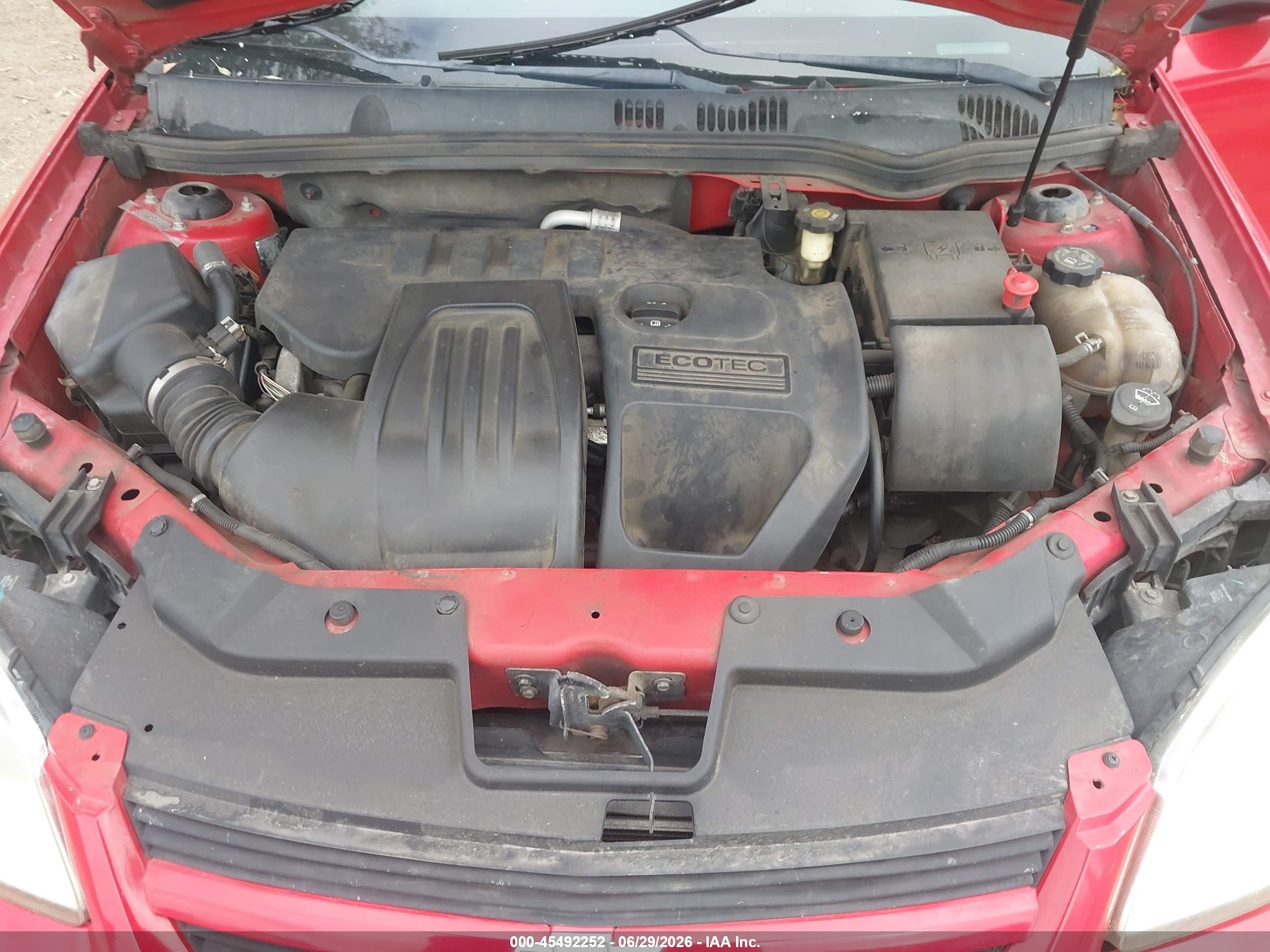 2008 Chevrolet Cobalt Lt Red vin: 1G1AL58F687230316
