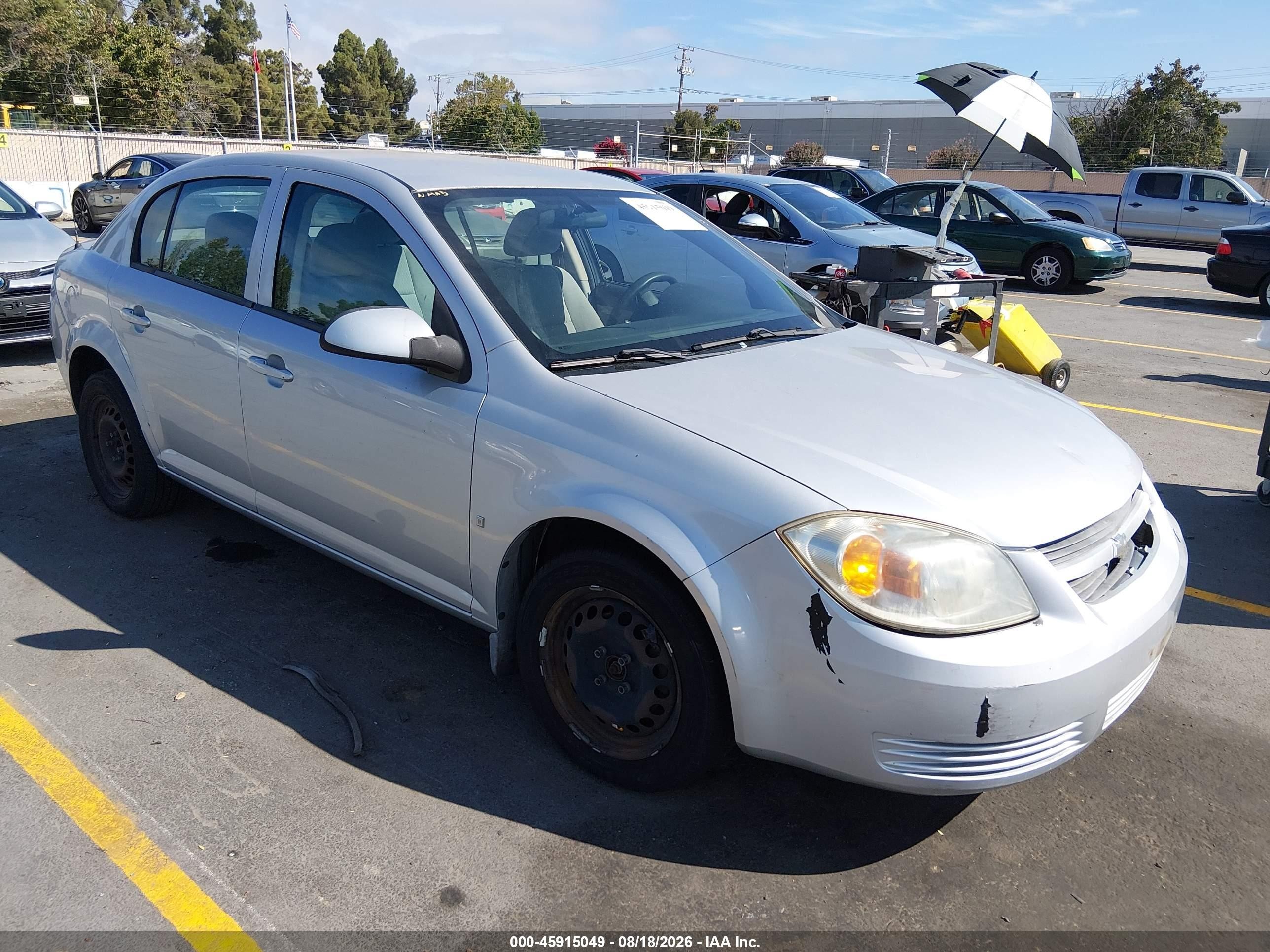 2008 Chevrolet Cobalt Lt Silver vin: 1G1AL58F687321005
