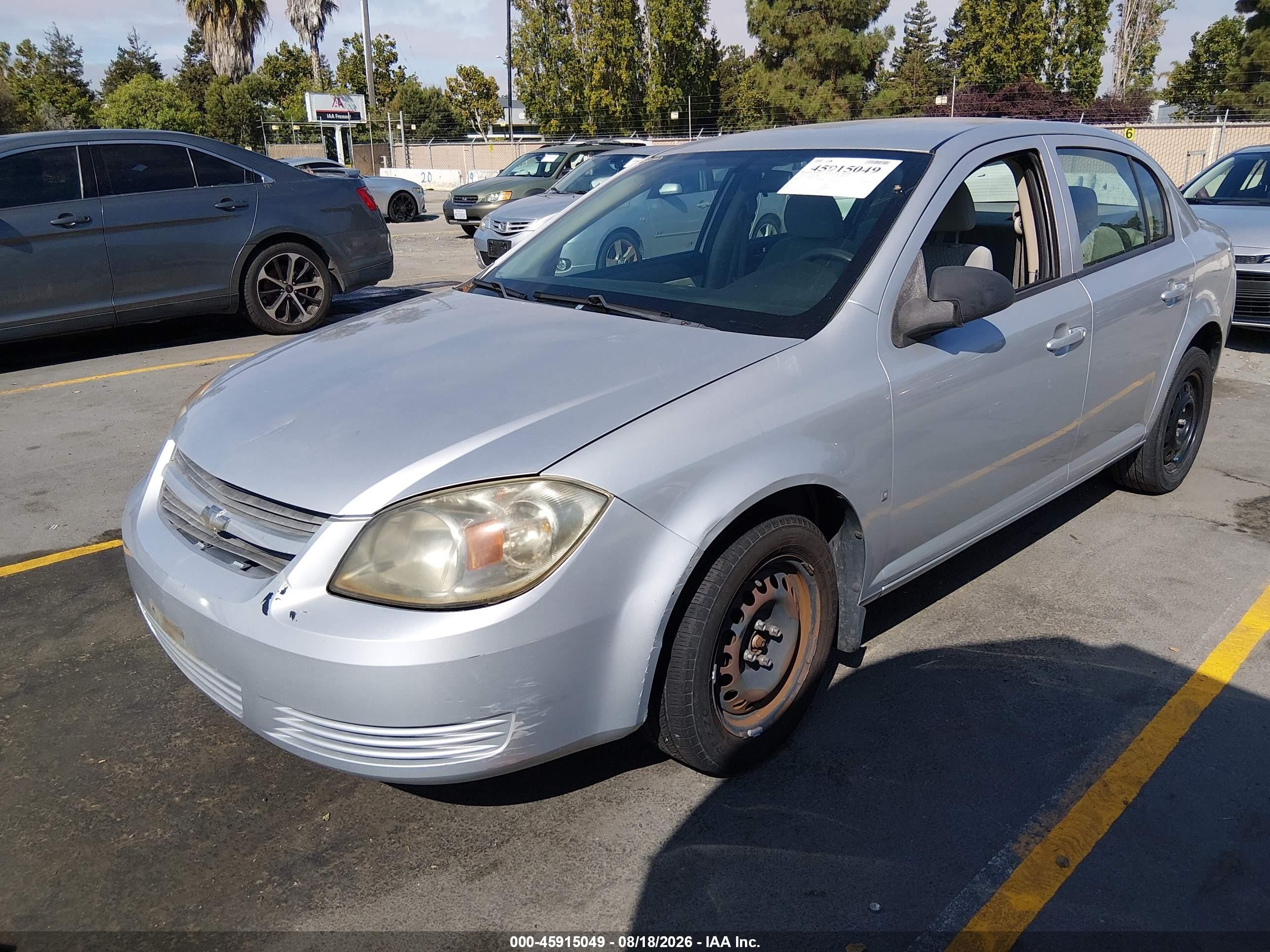 2008 Chevrolet Cobalt Lt Silver vin: 1G1AL58F687321005