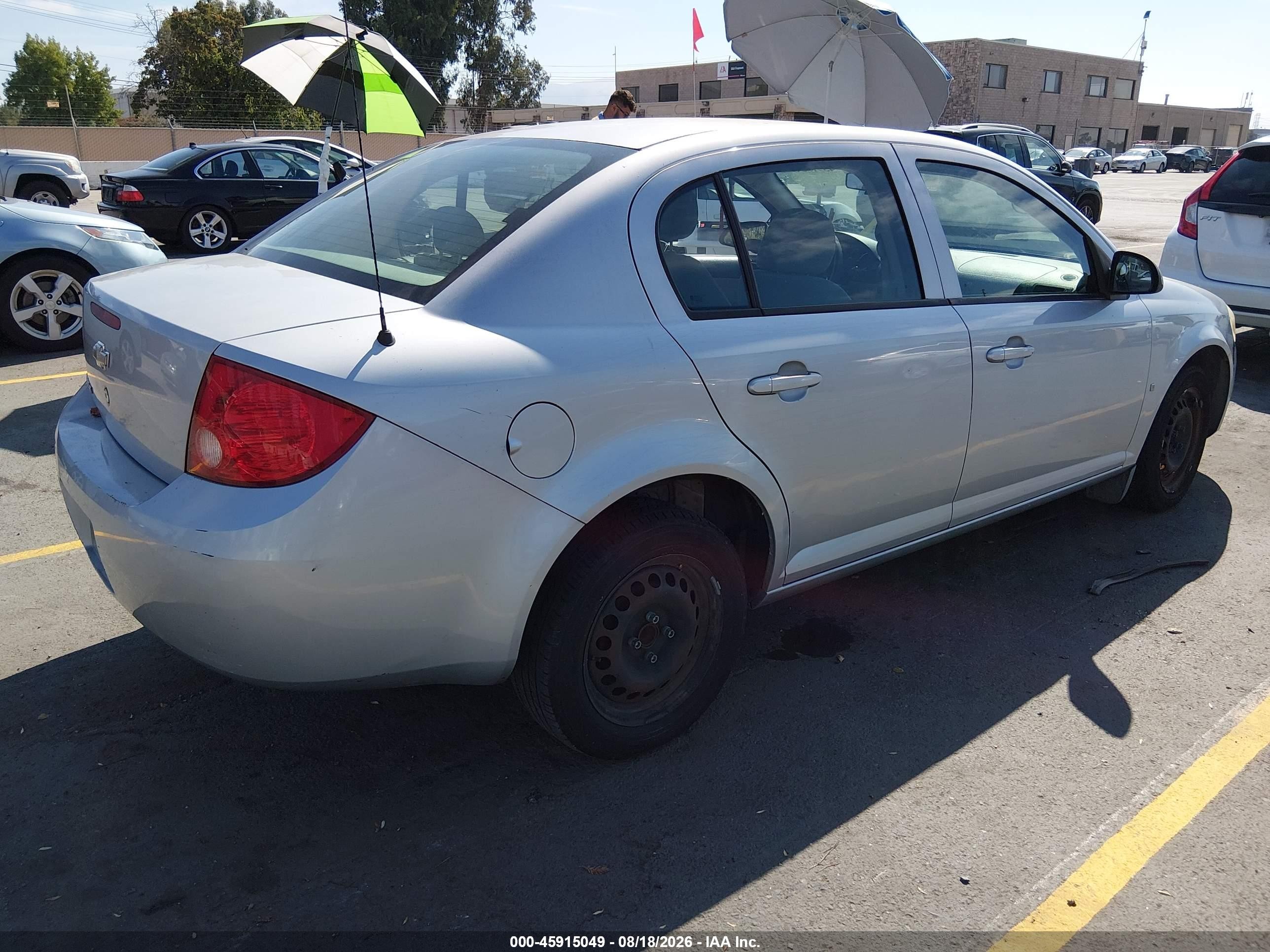 2008 Chevrolet Cobalt Lt Silver vin: 1G1AL58F687321005