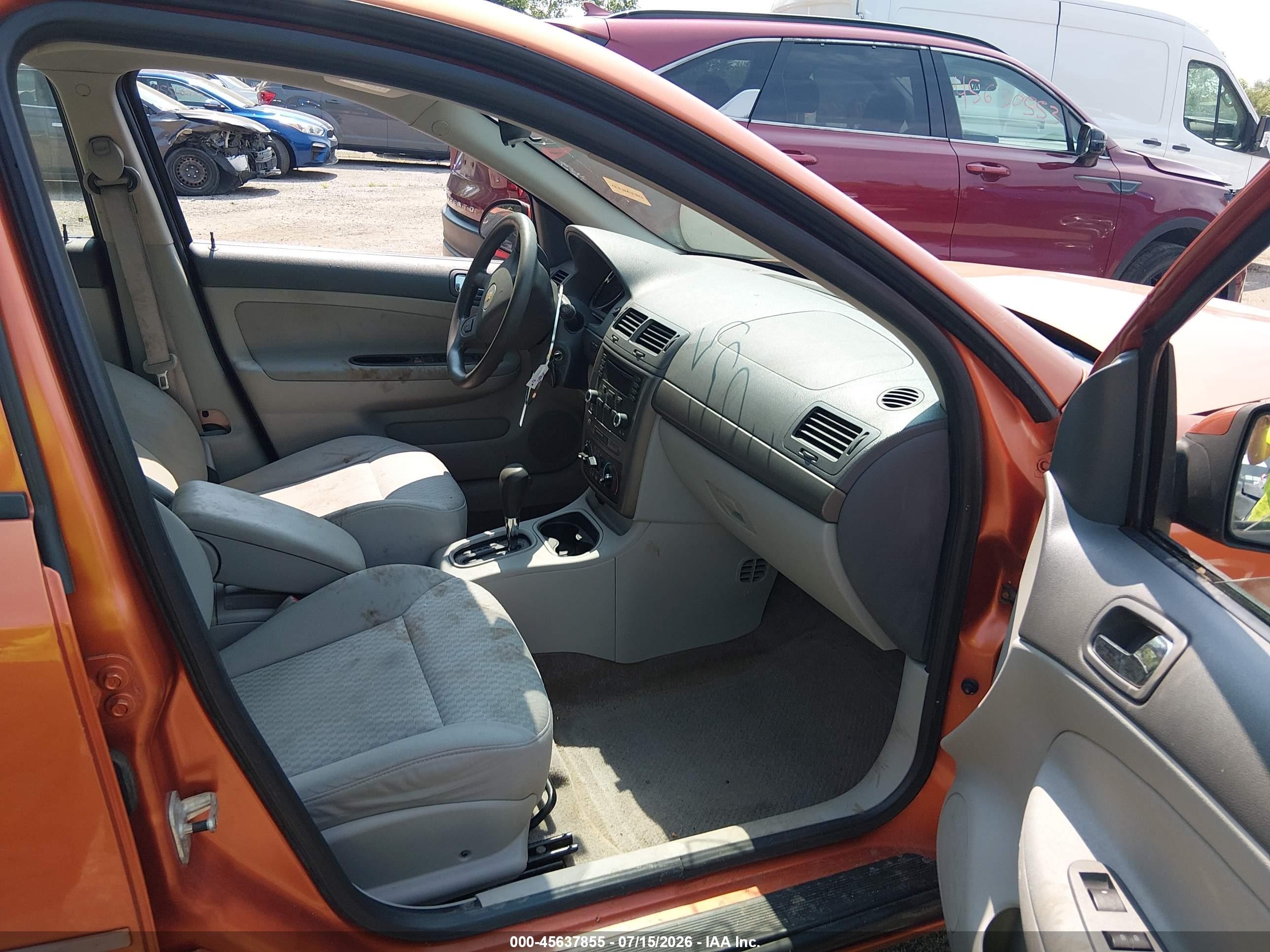 2006 Chevrolet Cobalt Lt Orange vin: 1G1AL58F767698777