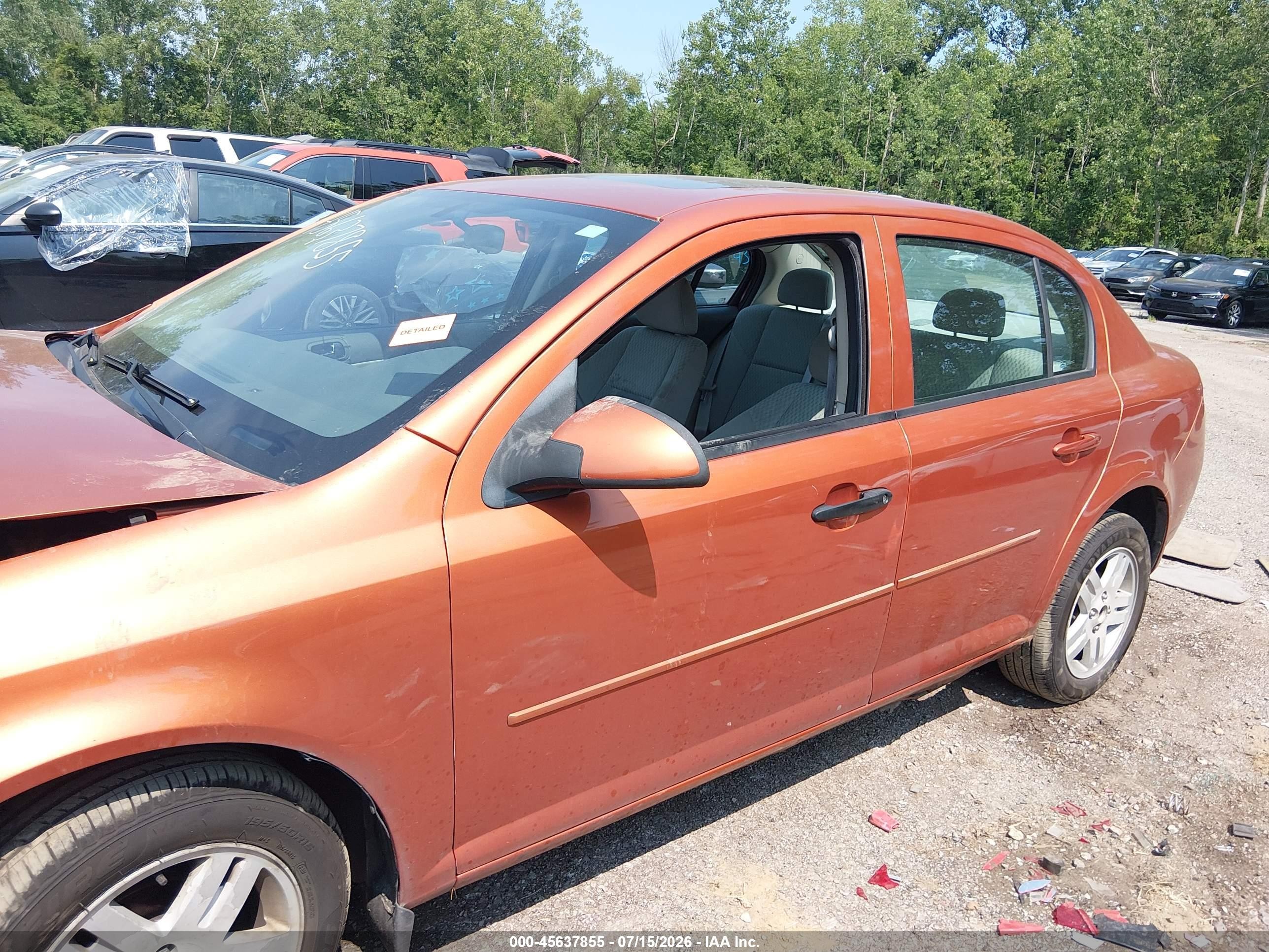 2006 Chevrolet Cobalt Lt Orange vin: 1G1AL58F767698777