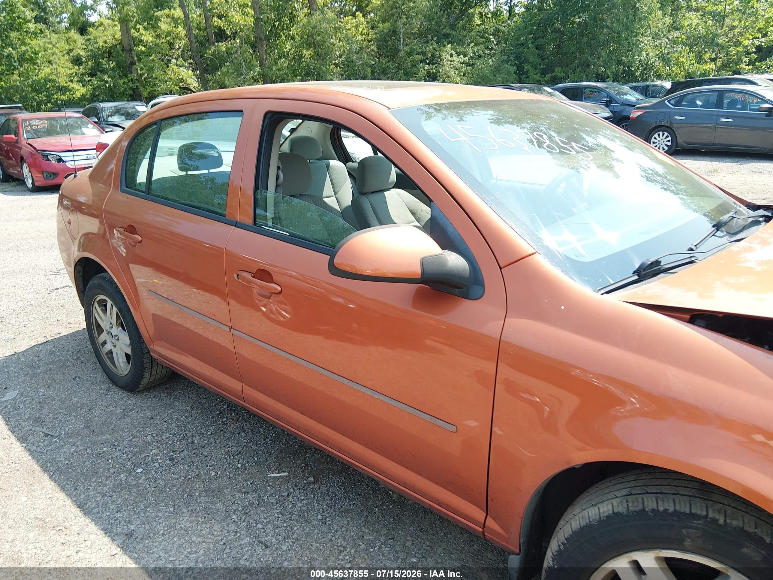 2006 Chevrolet Cobalt Lt Orange vin: 1G1AL58F767698777