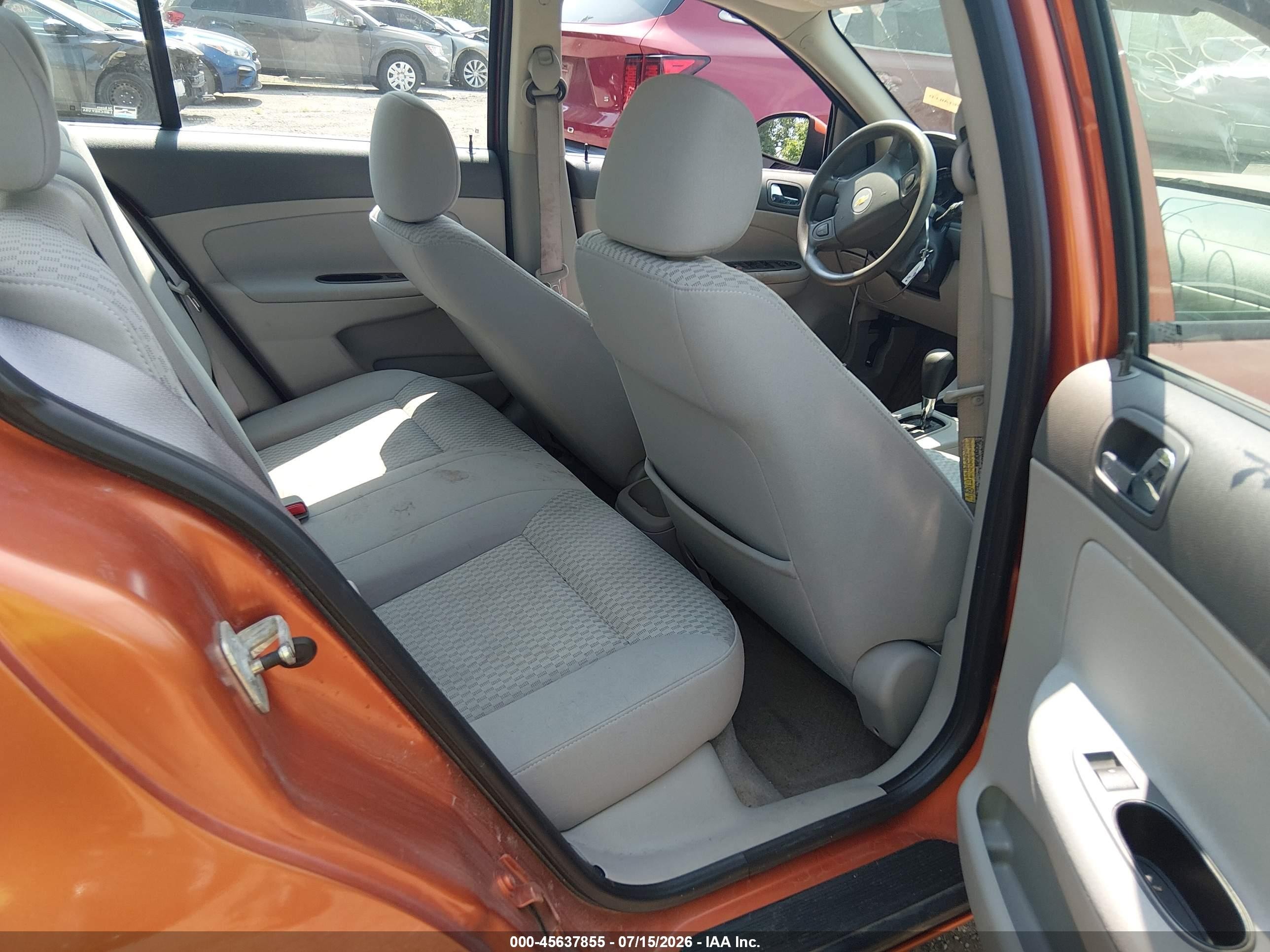 2006 Chevrolet Cobalt Lt Orange vin: 1G1AL58F767698777
