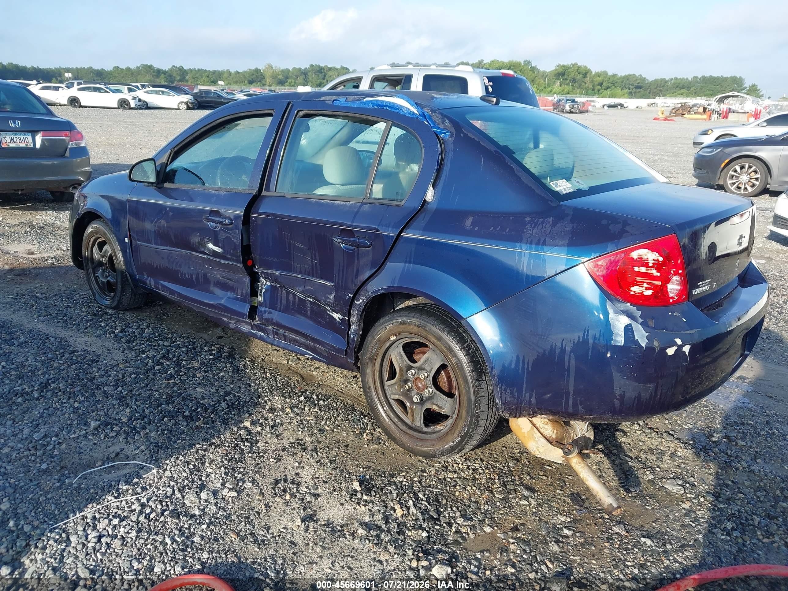 2008 Chevrolet Cobalt Lt Navy vin: 1G1AL58F787128572