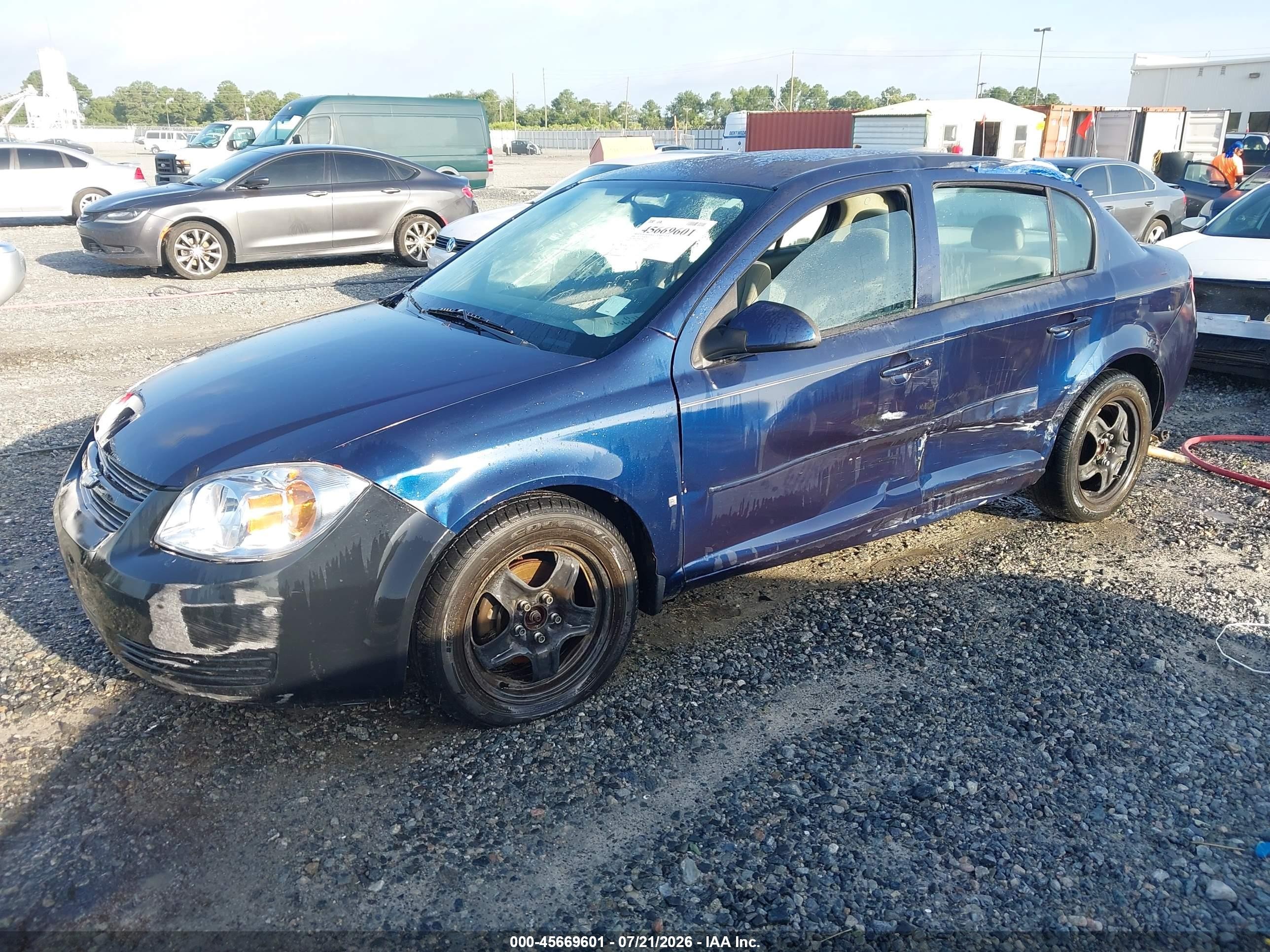 2008 Chevrolet Cobalt Lt Navy vin: 1G1AL58F787128572
