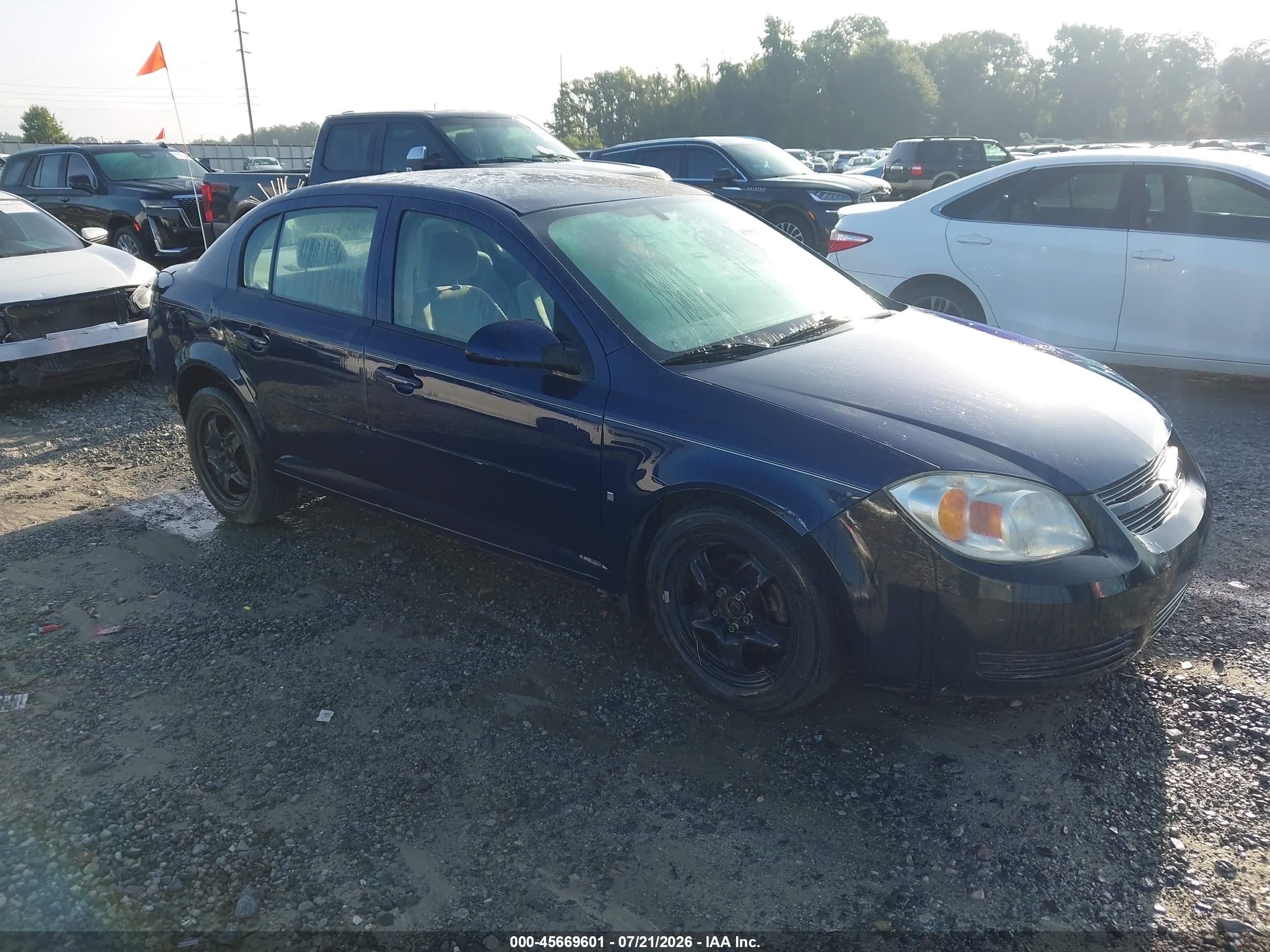 2008 Chevrolet Cobalt Lt Navy vin: 1G1AL58F787128572