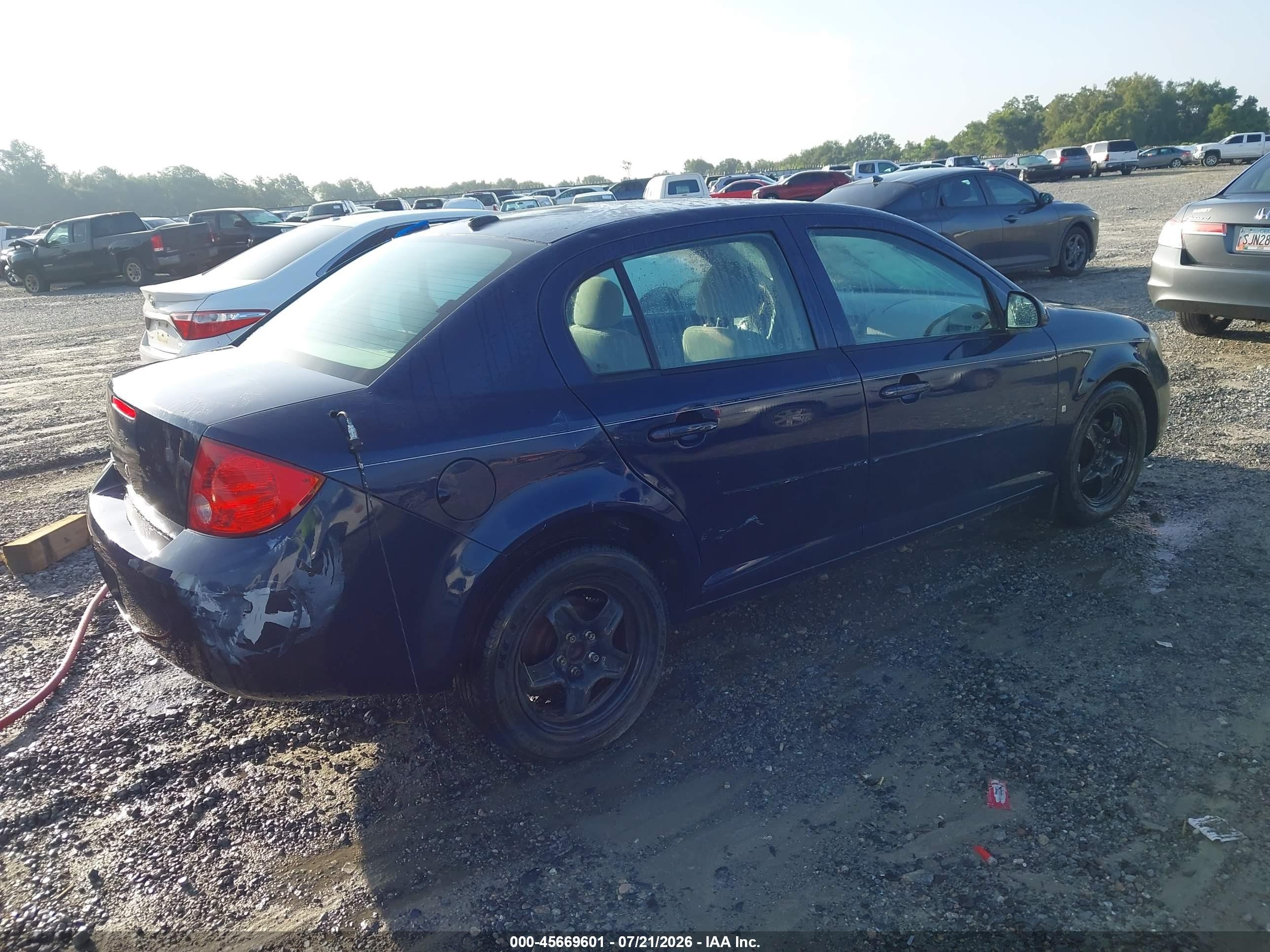 2008 Chevrolet Cobalt Lt Navy vin: 1G1AL58F787128572