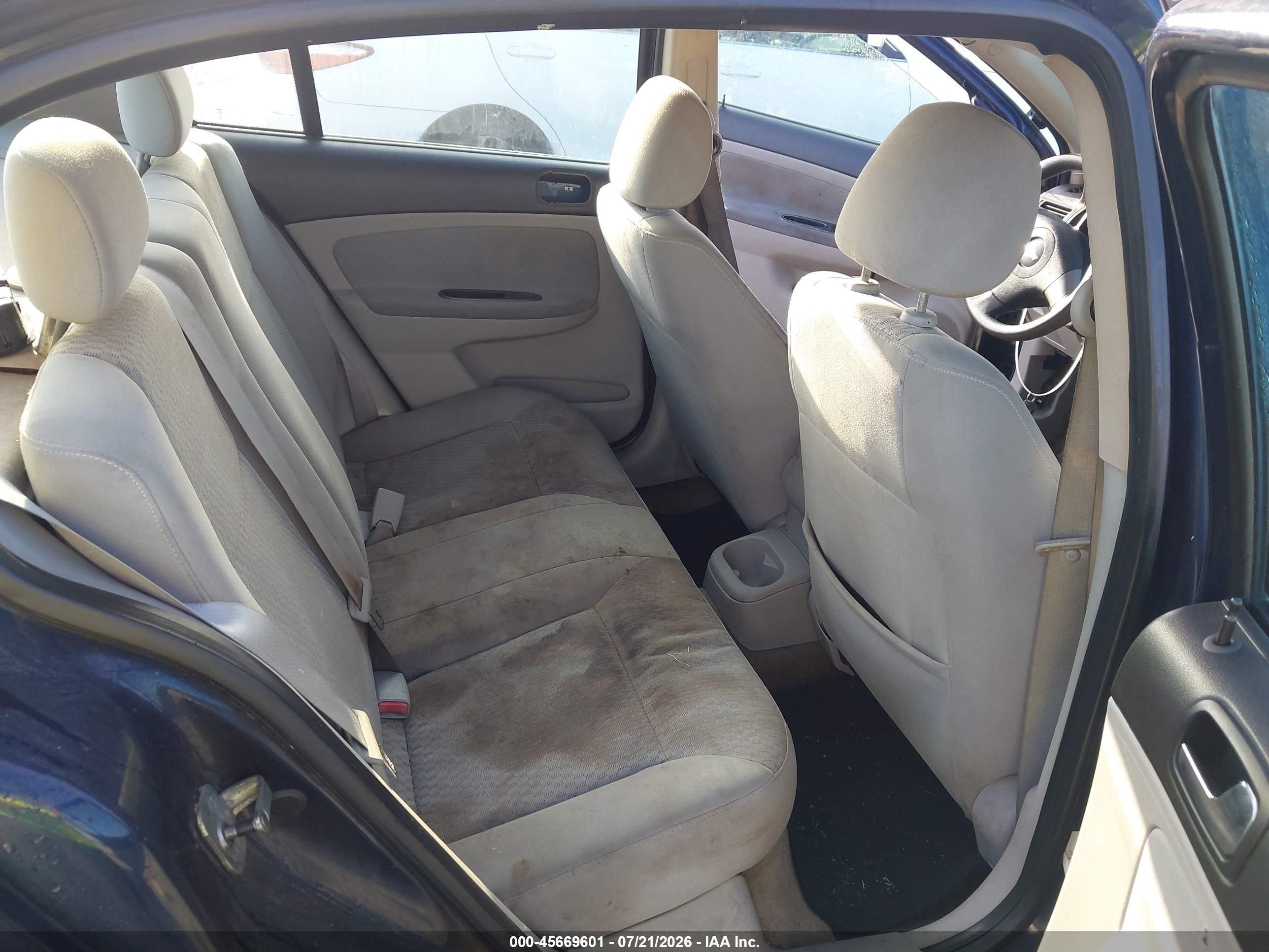 2008 Chevrolet Cobalt Lt Navy vin: 1G1AL58F787128572