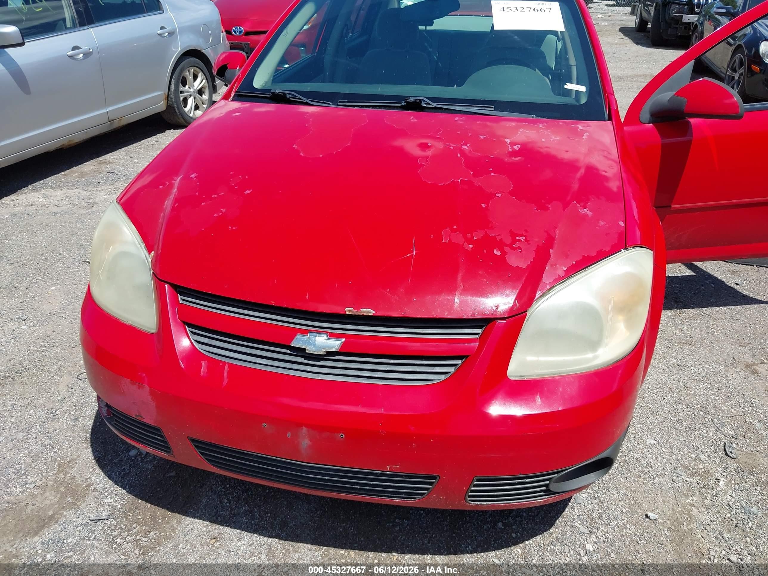 2008 Chevrolet Cobalt Lt Красный vin: 1G1AL58F787138373