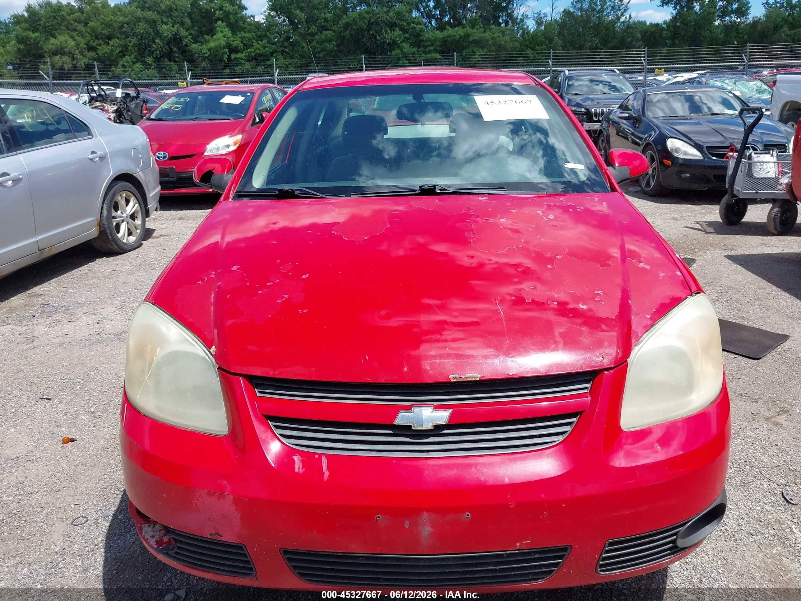 2008 Chevrolet Cobalt Lt Красный vin: 1G1AL58F787138373