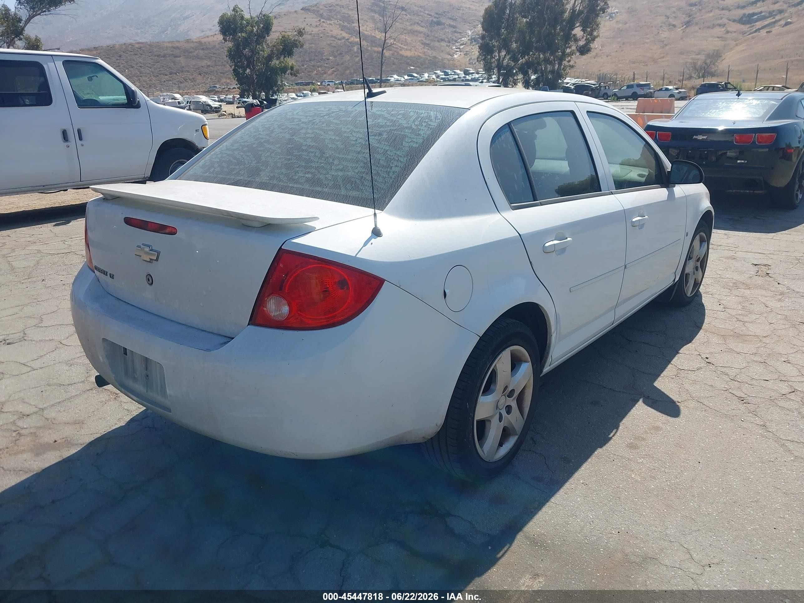 2008 Chevrolet Cobalt Lt White vin: 1G1AL58F787175083