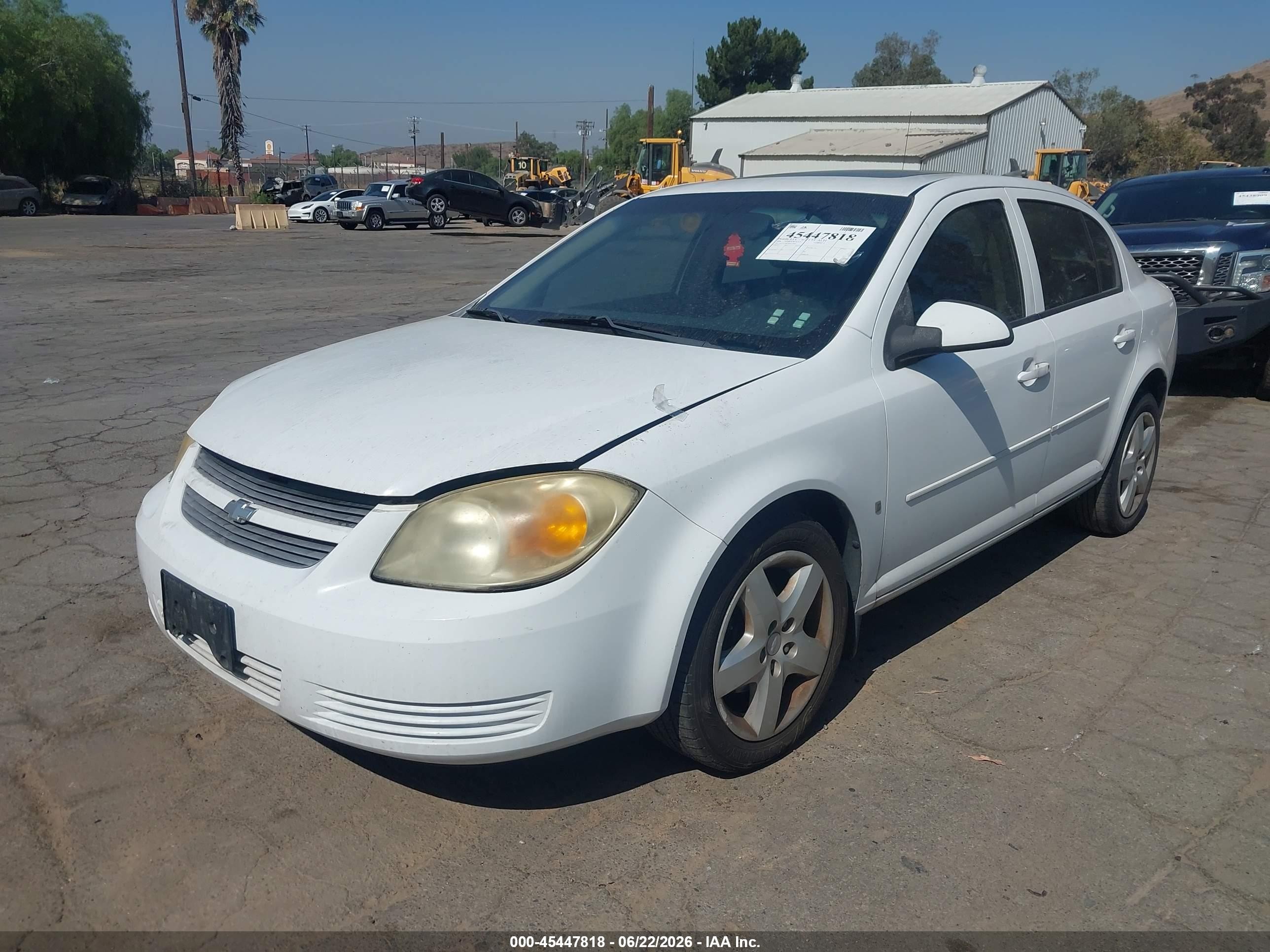 2008 Chevrolet Cobalt Lt White vin: 1G1AL58F787175083