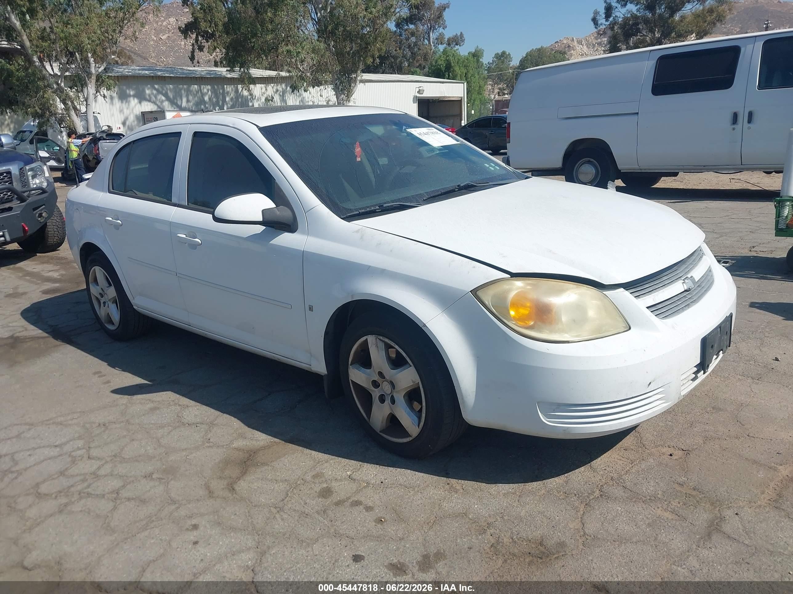 2008 Chevrolet Cobalt Lt White vin: 1G1AL58F787175083