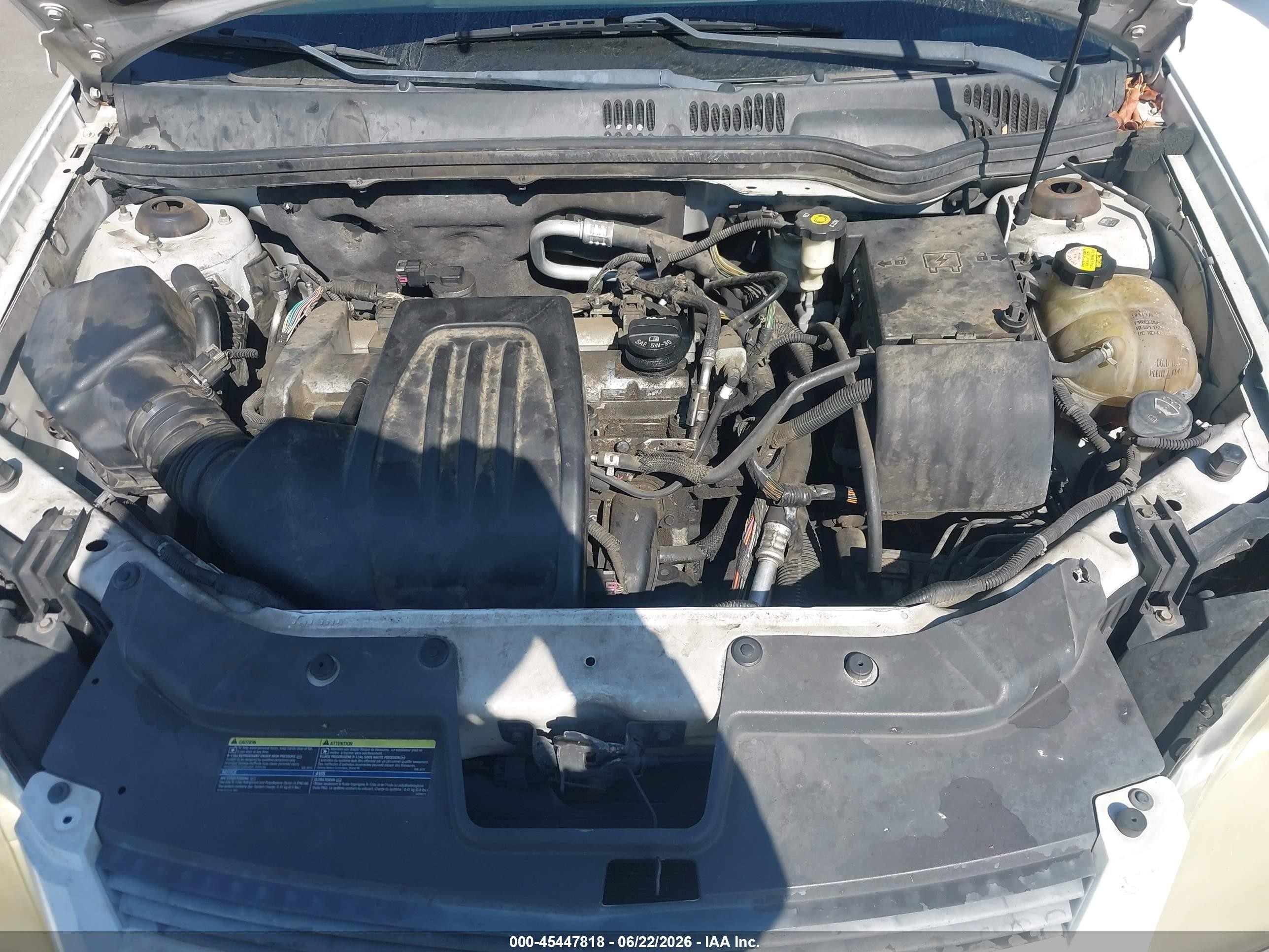 2008 Chevrolet Cobalt Lt White vin: 1G1AL58F787175083