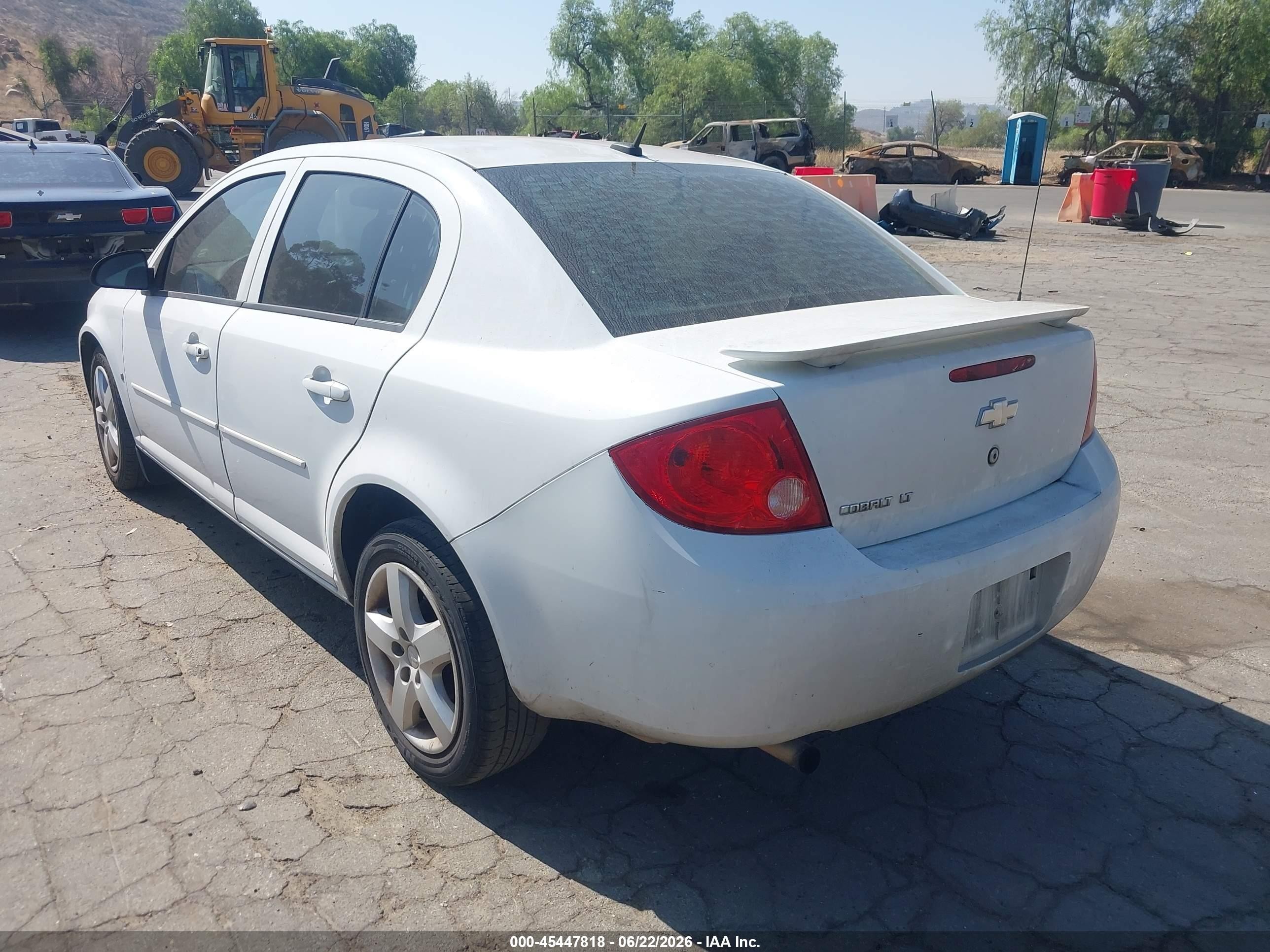 2008 Chevrolet Cobalt Lt White vin: 1G1AL58F787175083