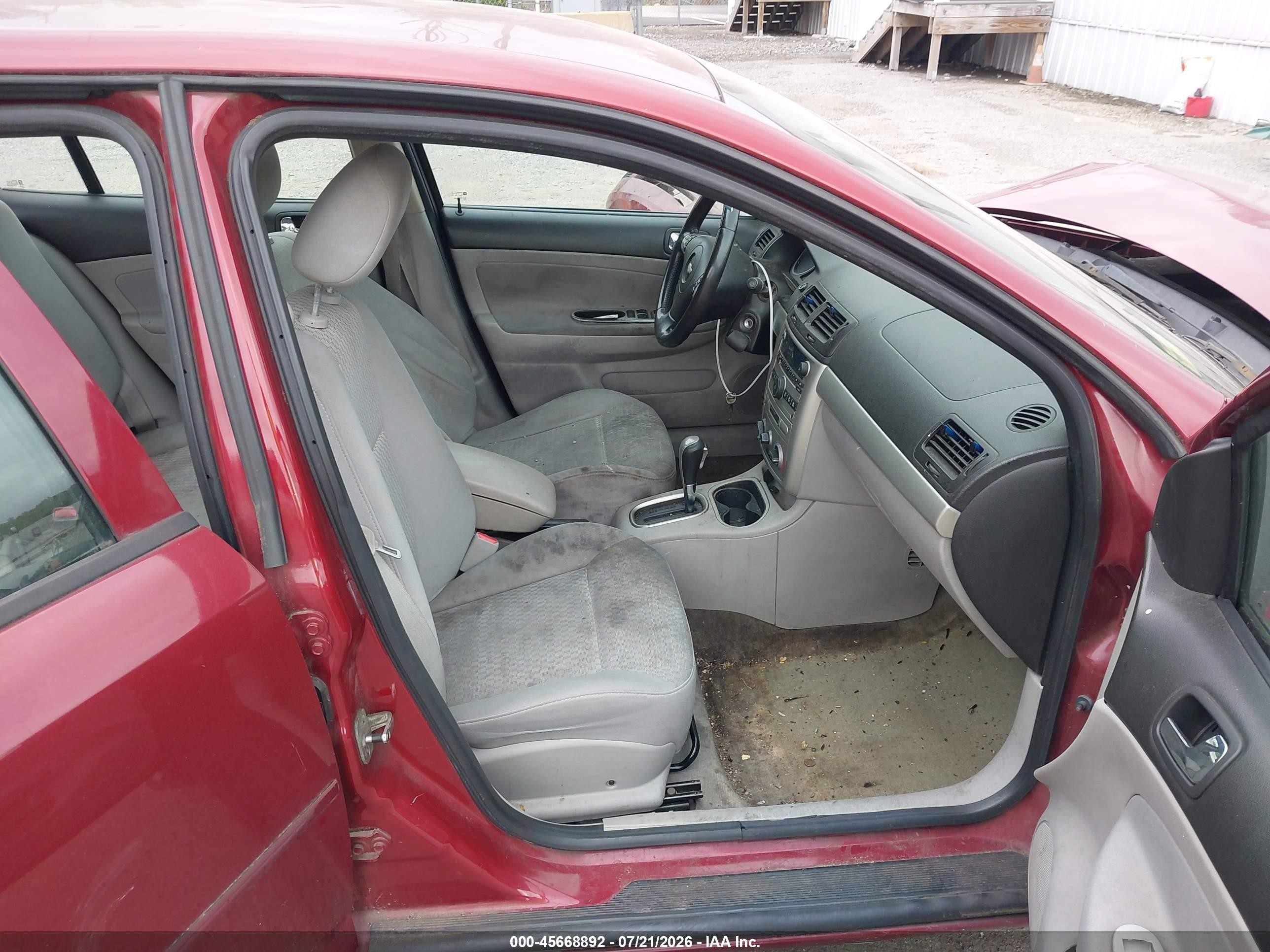 2008 Chevrolet Cobalt Lt Red vin: 1G1AL58F787179960