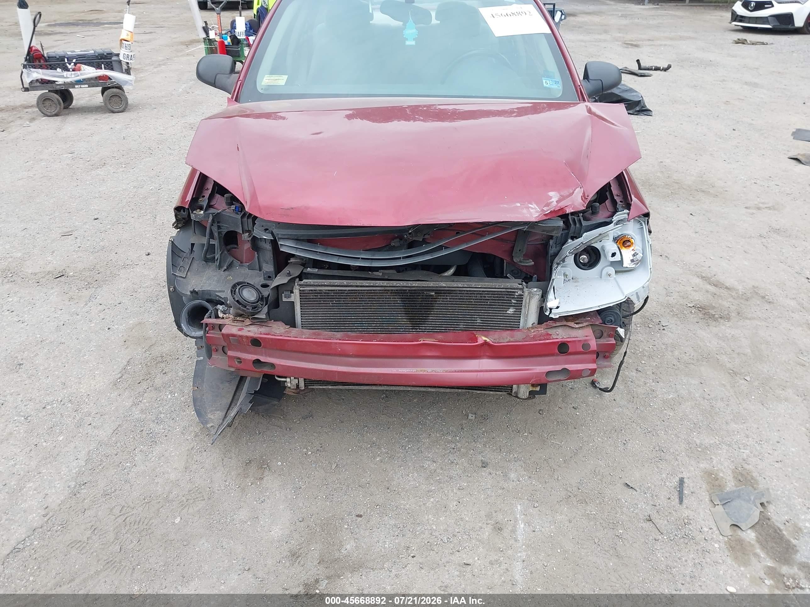 2008 Chevrolet Cobalt Lt Red vin: 1G1AL58F787179960
