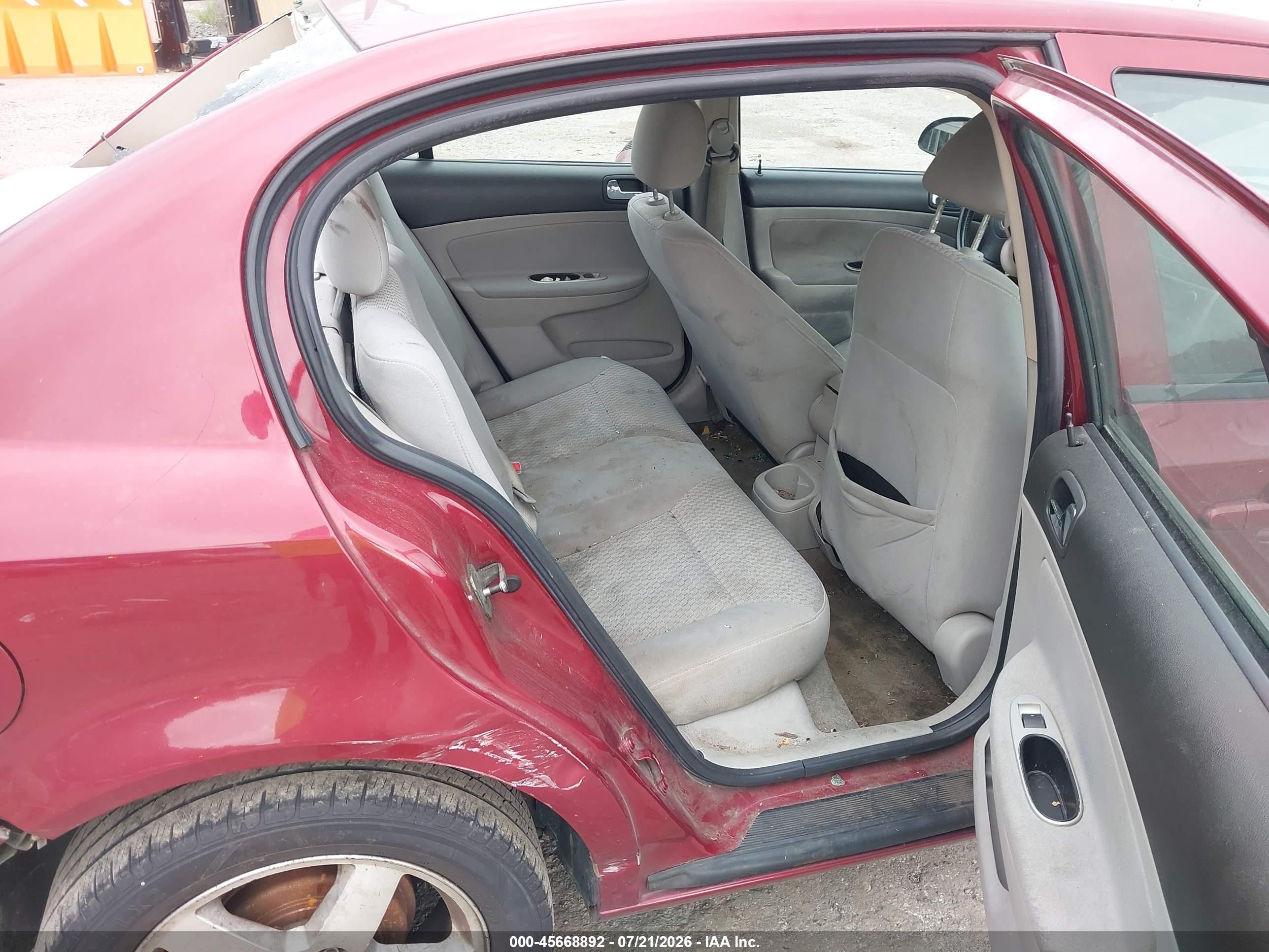 2008 Chevrolet Cobalt Lt Red vin: 1G1AL58F787179960