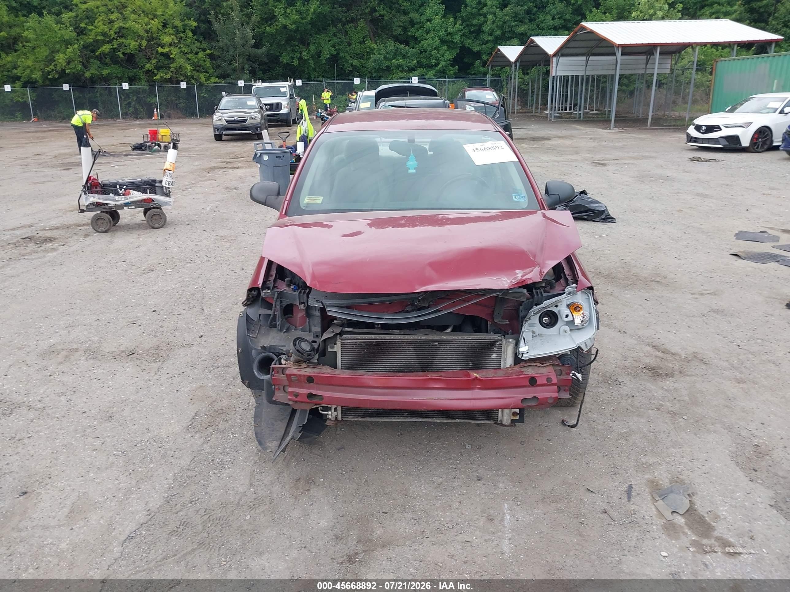 2008 Chevrolet Cobalt Lt Red vin: 1G1AL58F787179960