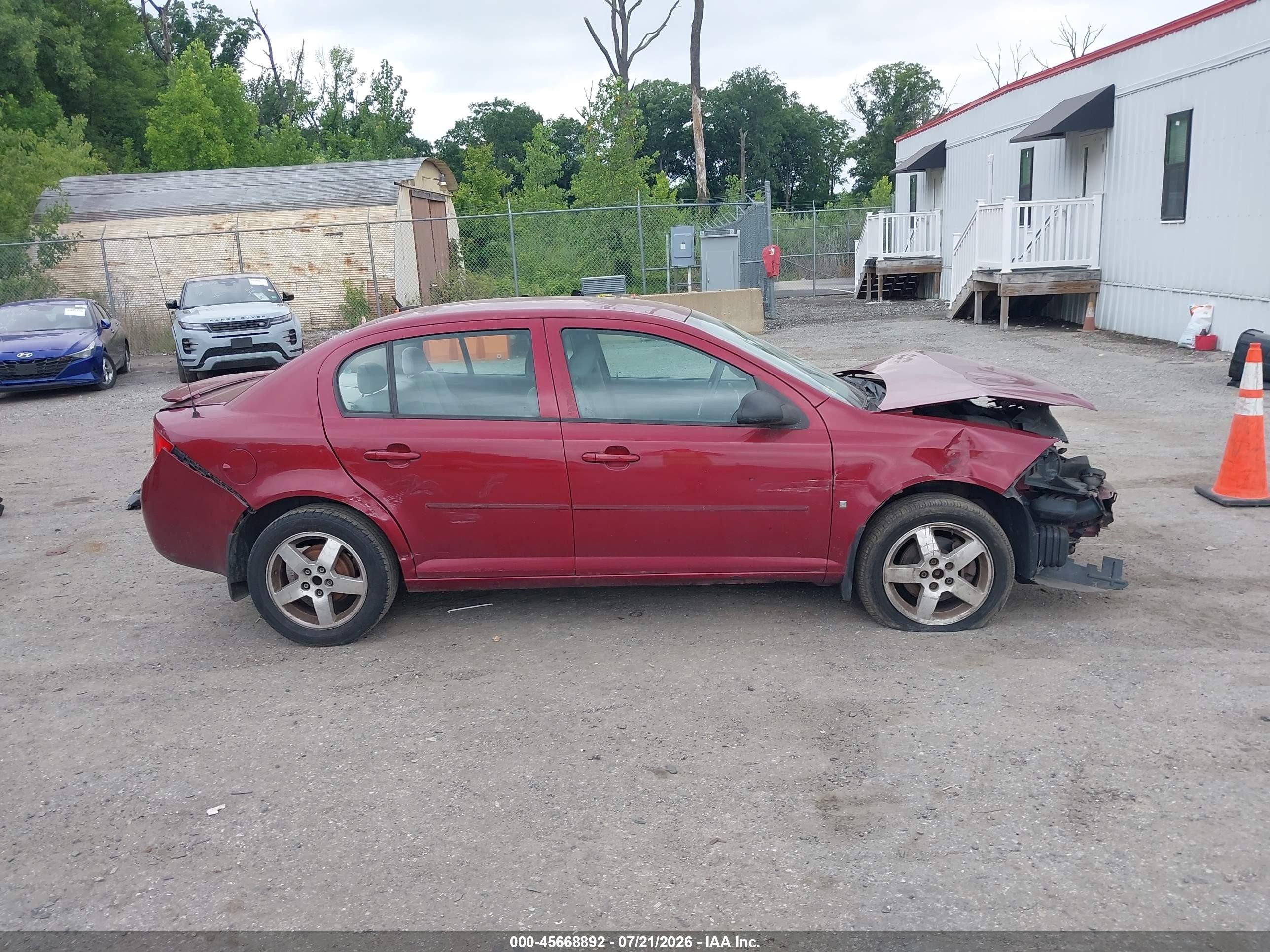 2008 Chevrolet Cobalt Lt Red vin: 1G1AL58F787179960