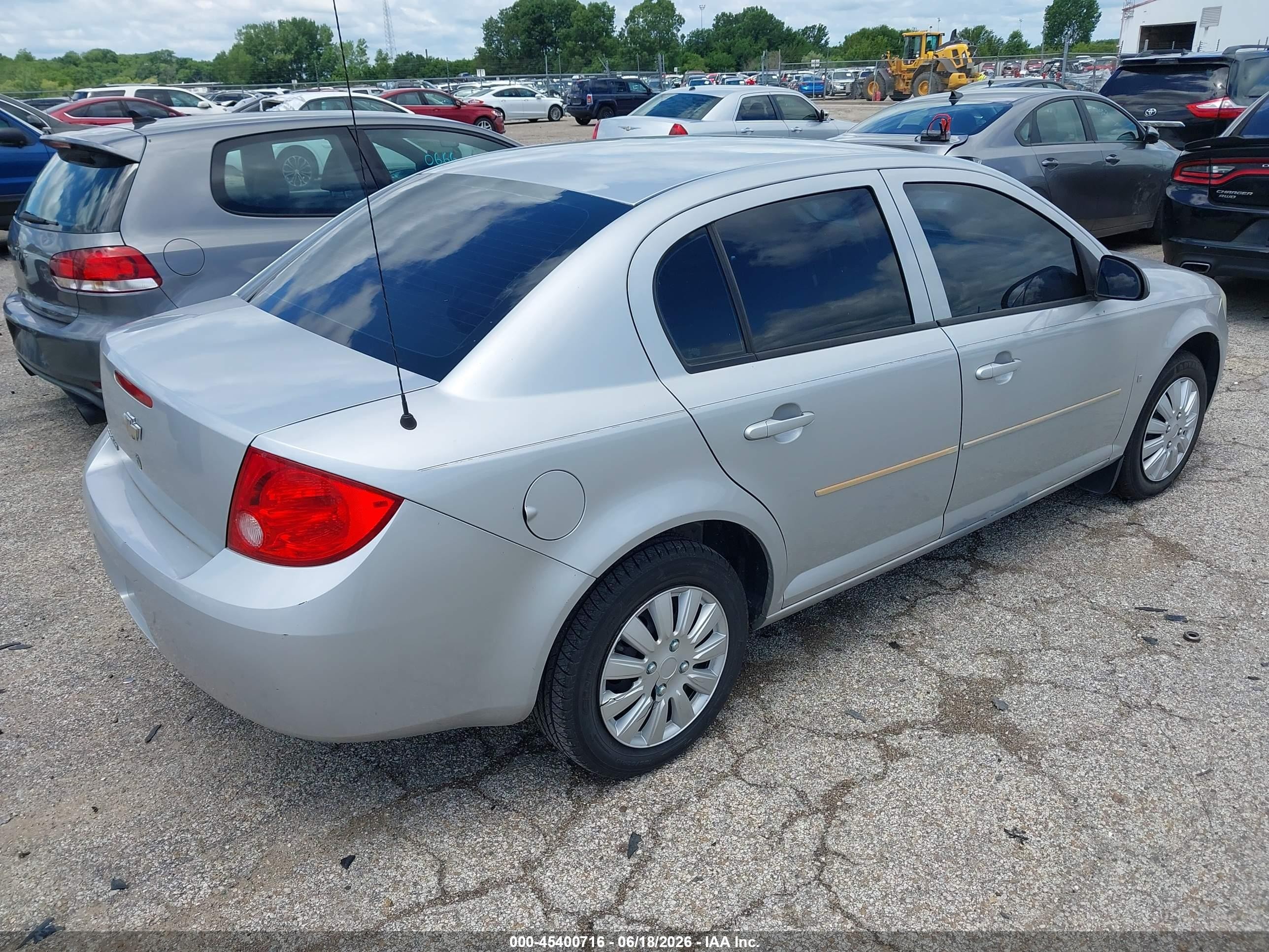 2008 Chevrolet Cobalt Lt Silver vin: 1G1AL58F787189016