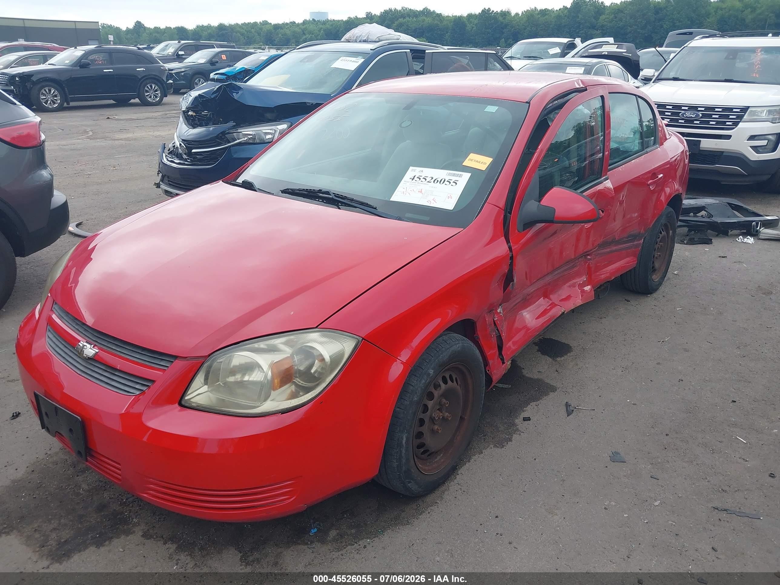 2008 Chevrolet Cobalt Lt Red vin: 1G1AL58F787202606