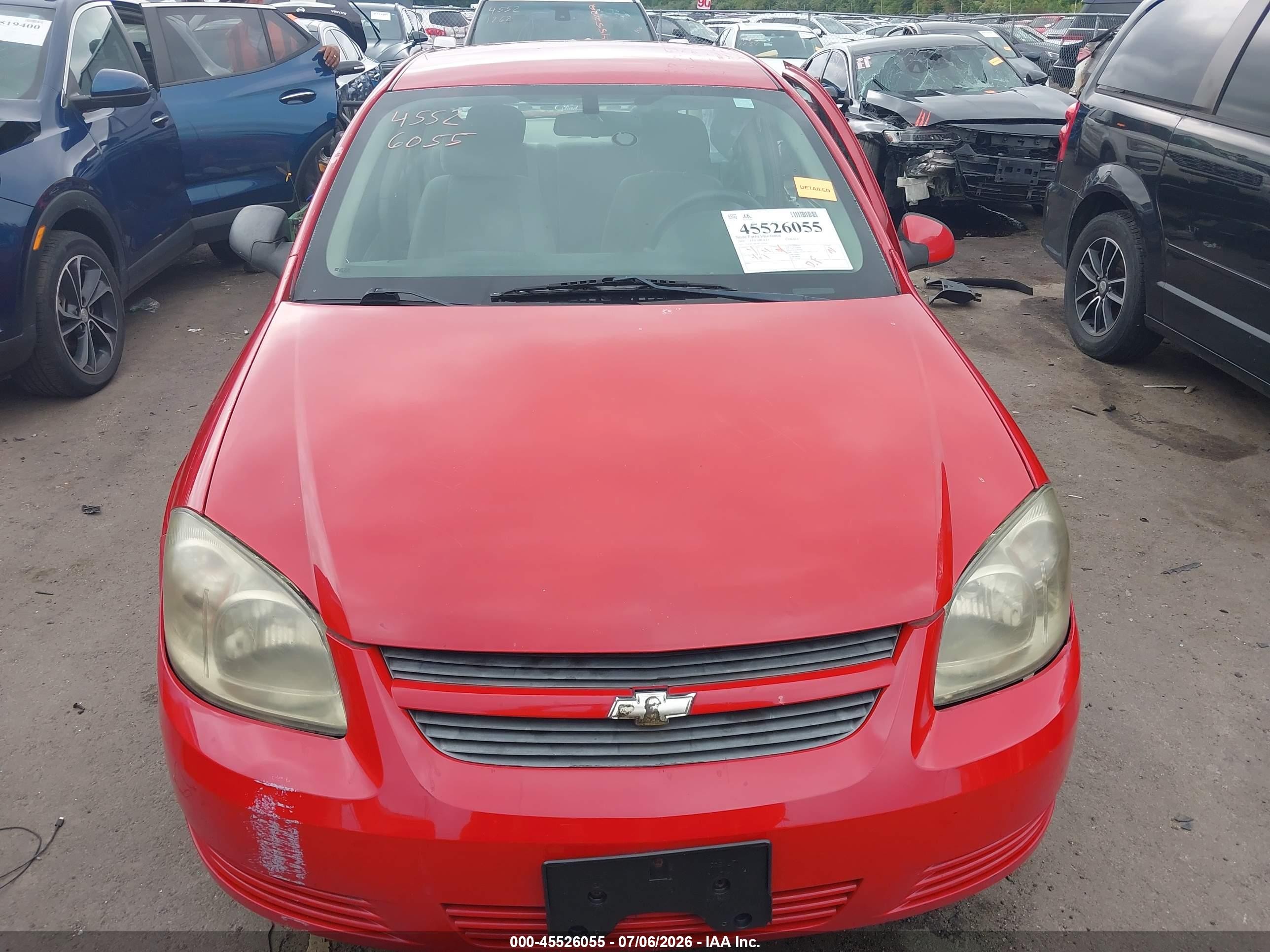 2008 Chevrolet Cobalt Lt Red vin: 1G1AL58F787202606