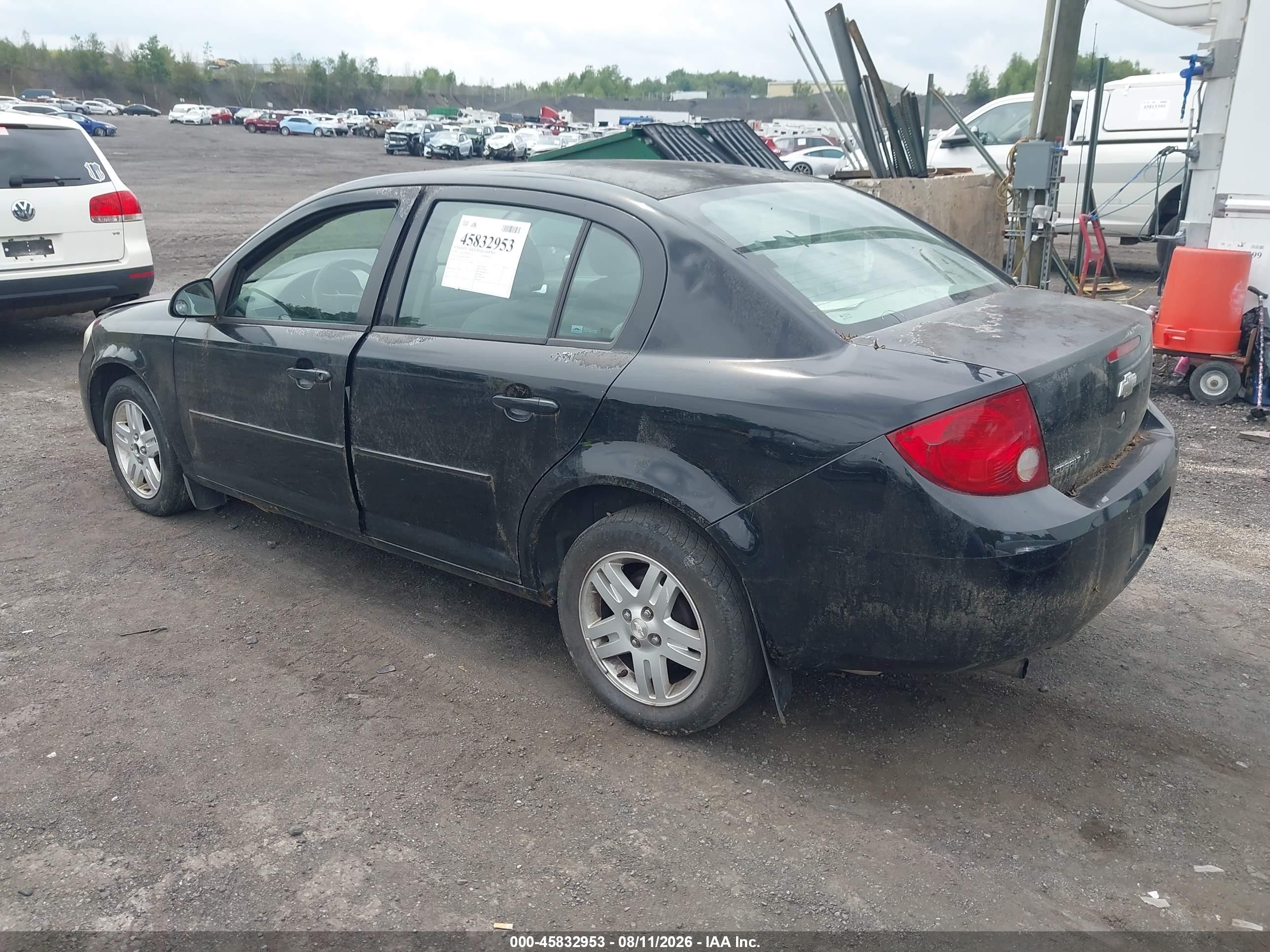 2006 Chevrolet Cobalt Lt Black vin: 1G1AL58F867668946