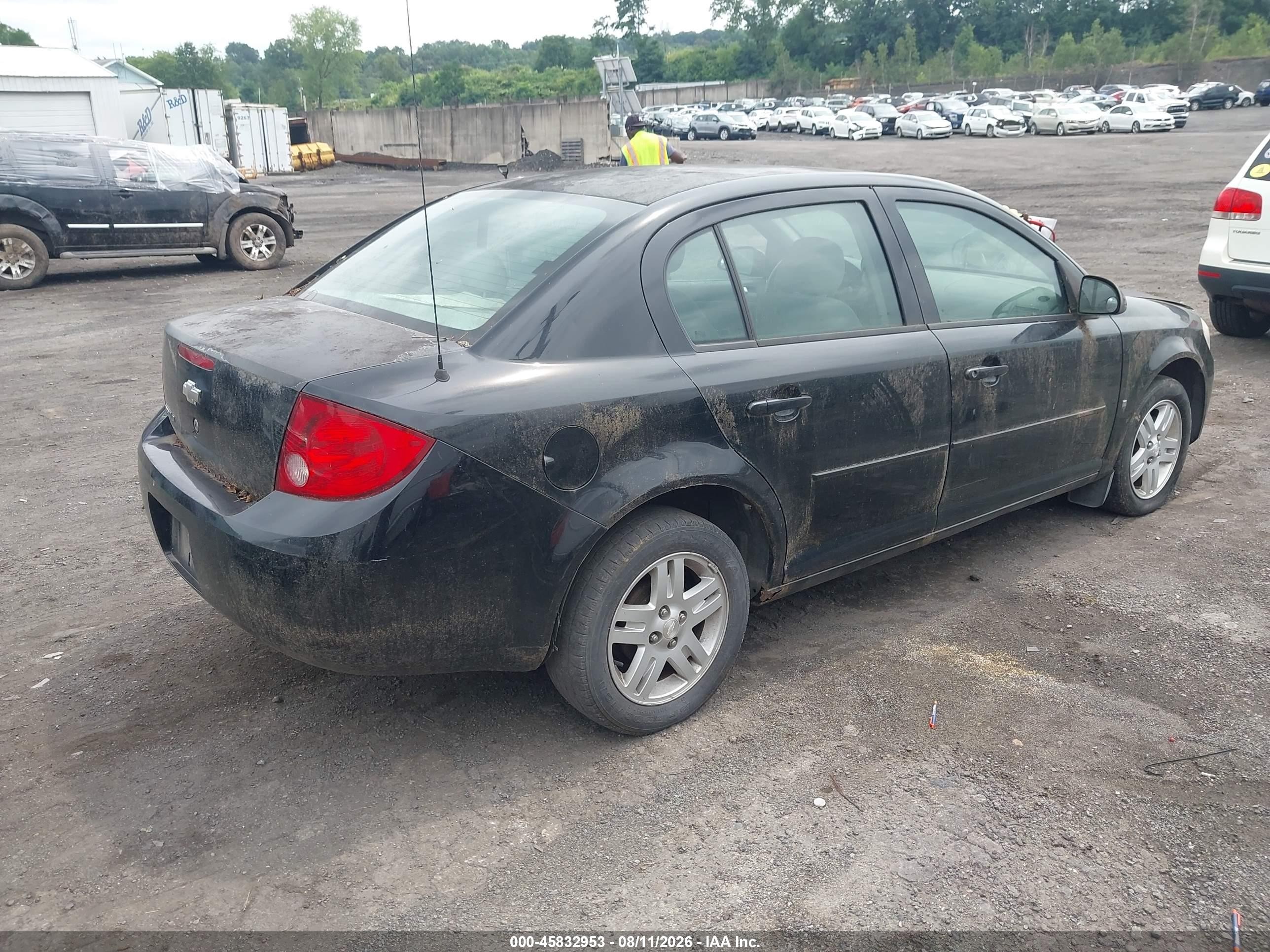 2006 Chevrolet Cobalt Lt Black vin: 1G1AL58F867668946