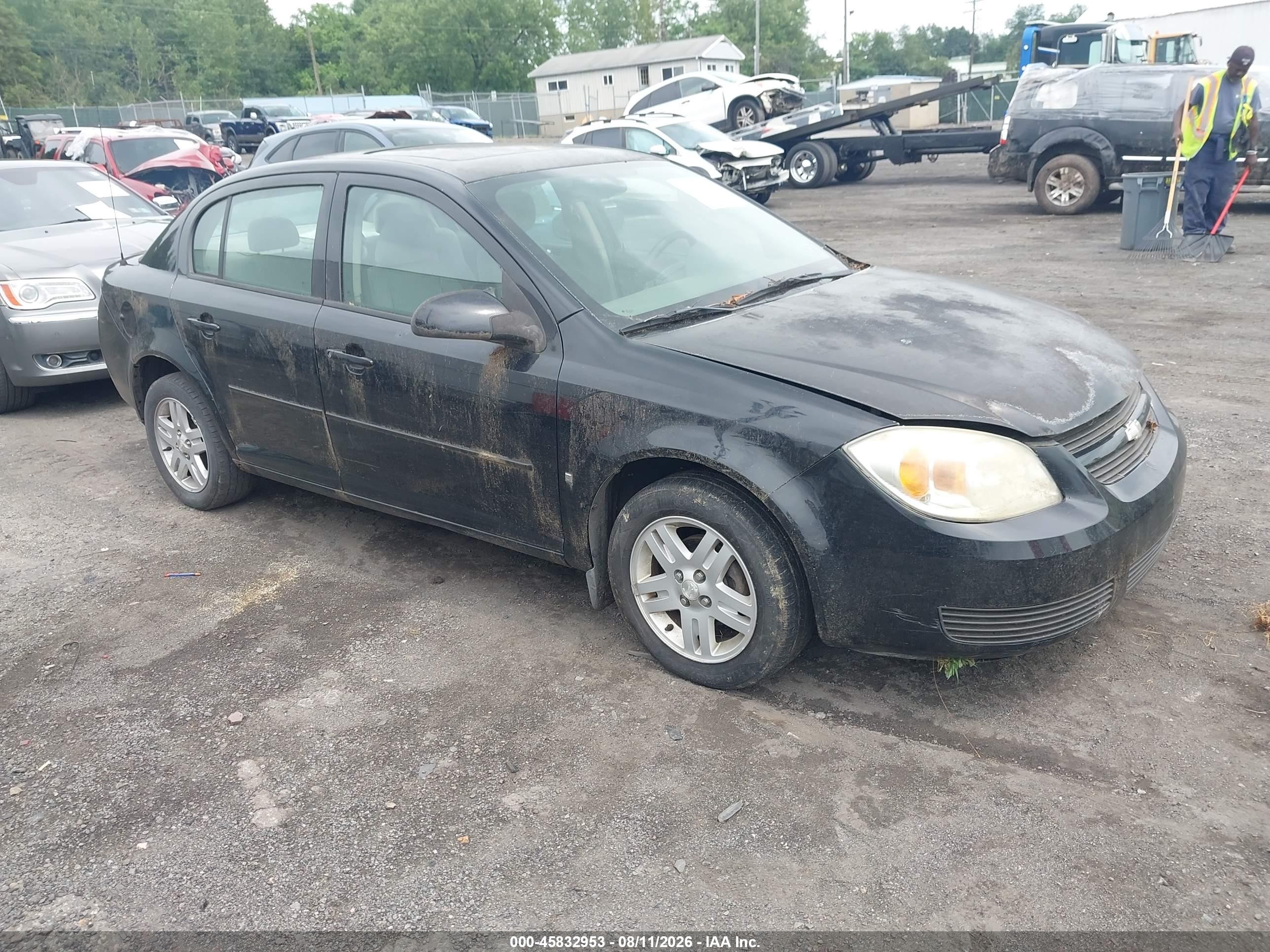 2006 Chevrolet Cobalt Lt Black vin: 1G1AL58F867668946