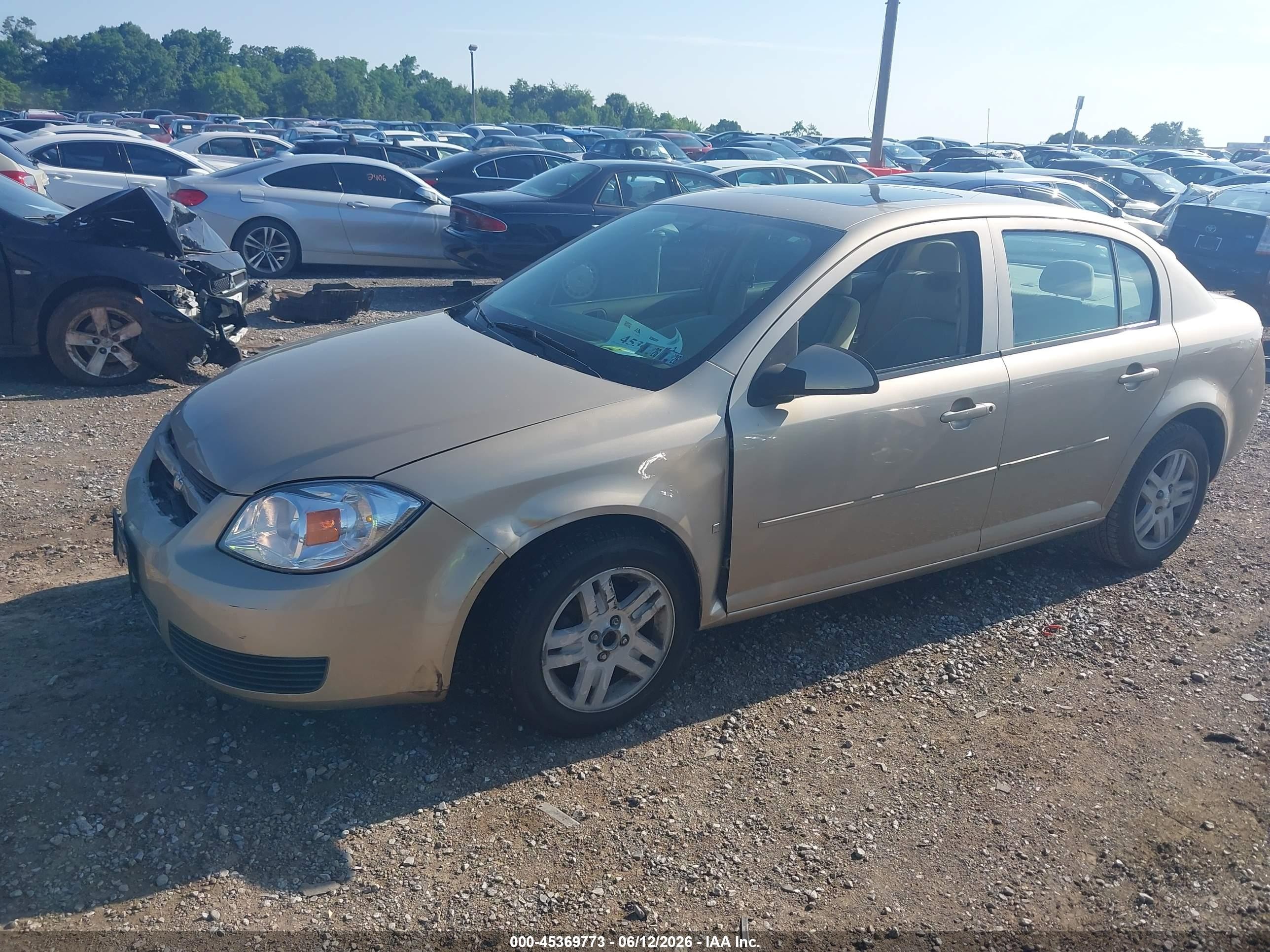 2006 Chevrolet Cobalt Lt Tan vin: 1G1AL58F867738879