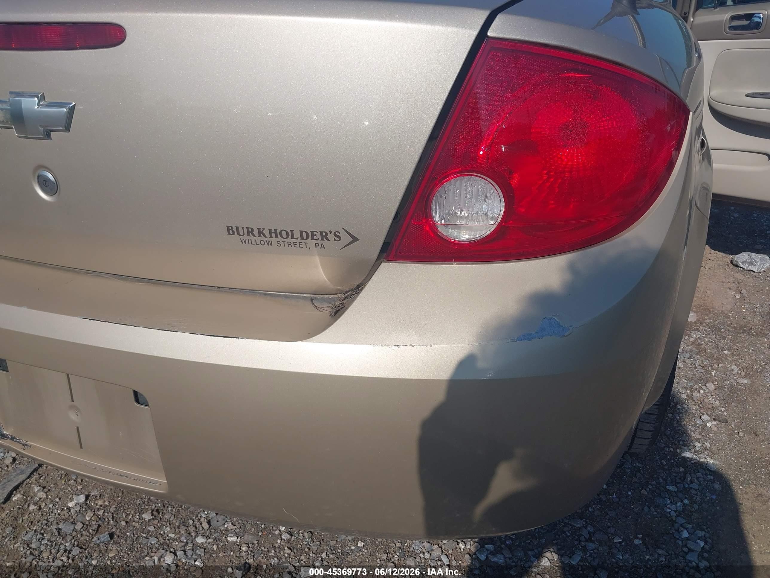 2006 Chevrolet Cobalt Lt Tan vin: 1G1AL58F867738879