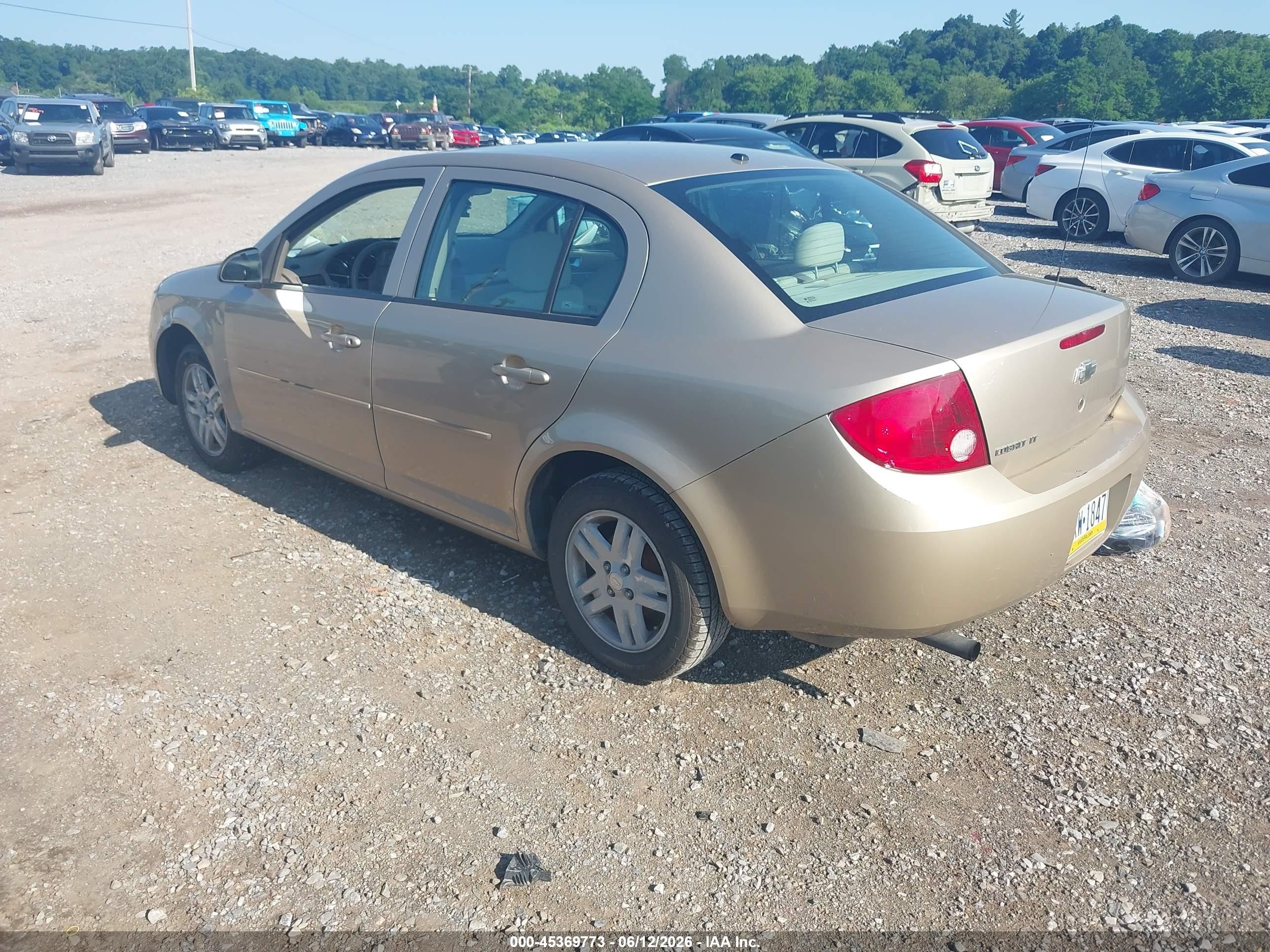 2006 Chevrolet Cobalt Lt Tan vin: 1G1AL58F867738879