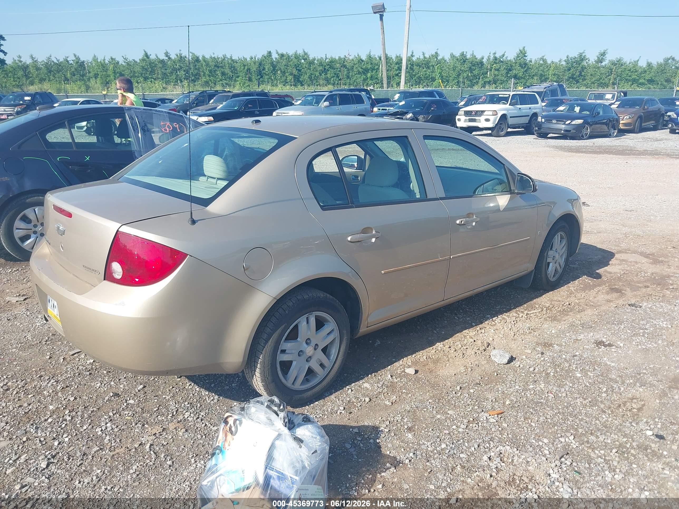2006 Chevrolet Cobalt Lt Tan vin: 1G1AL58F867738879