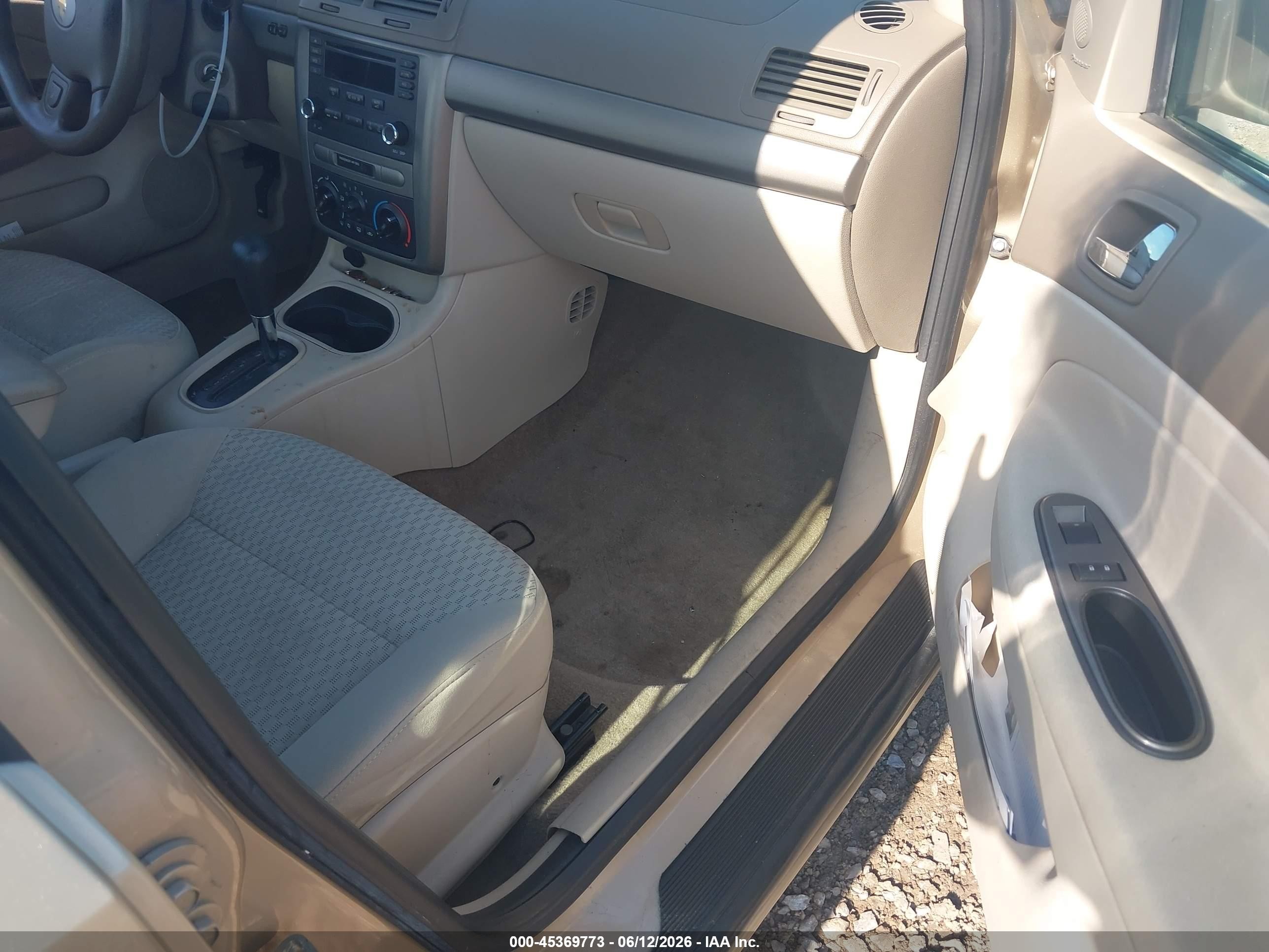 2006 Chevrolet Cobalt Lt Tan vin: 1G1AL58F867738879
