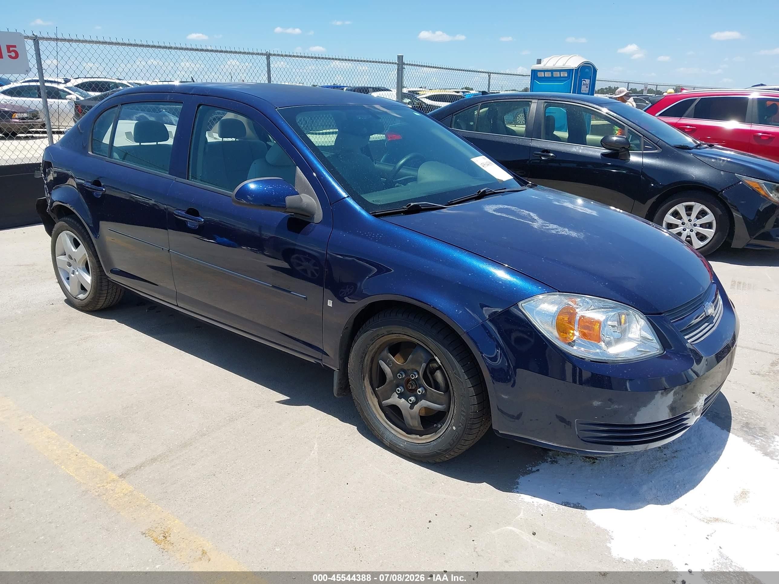 2008 Chevrolet Cobalt Lt Blue vin: 1G1AL58F987151500